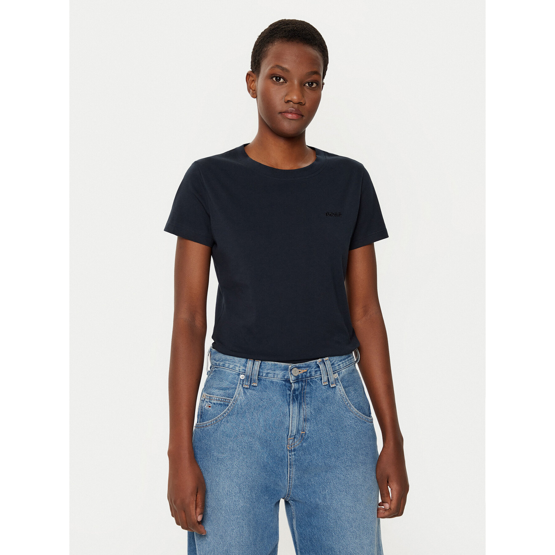 BOSS T-shirt C_Esogo_1 50506973 Blu scuro Slim Fit