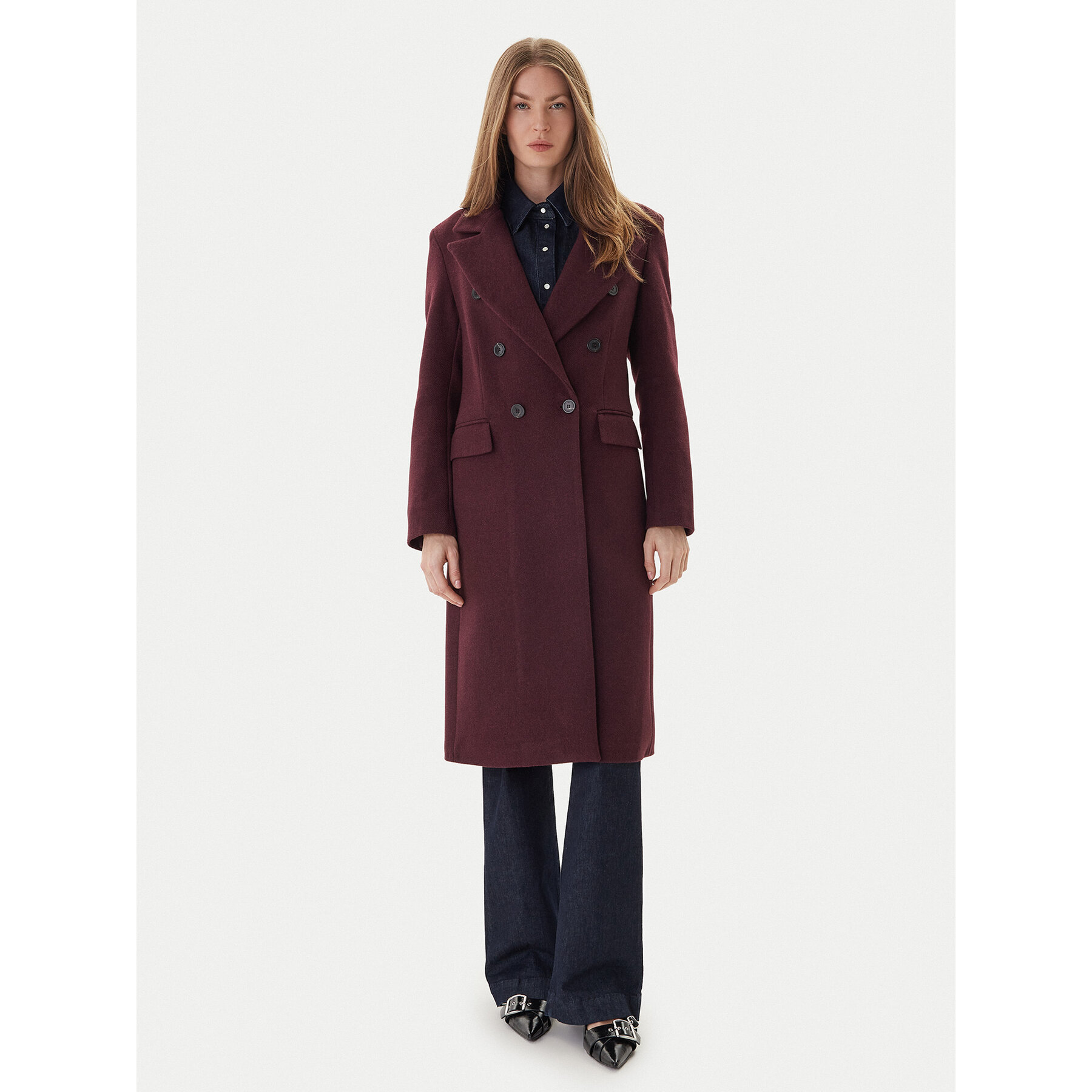 Maryley Übergangsmantel MARYLEY-25IB807/01BU Dunkelrot Regular Fit
