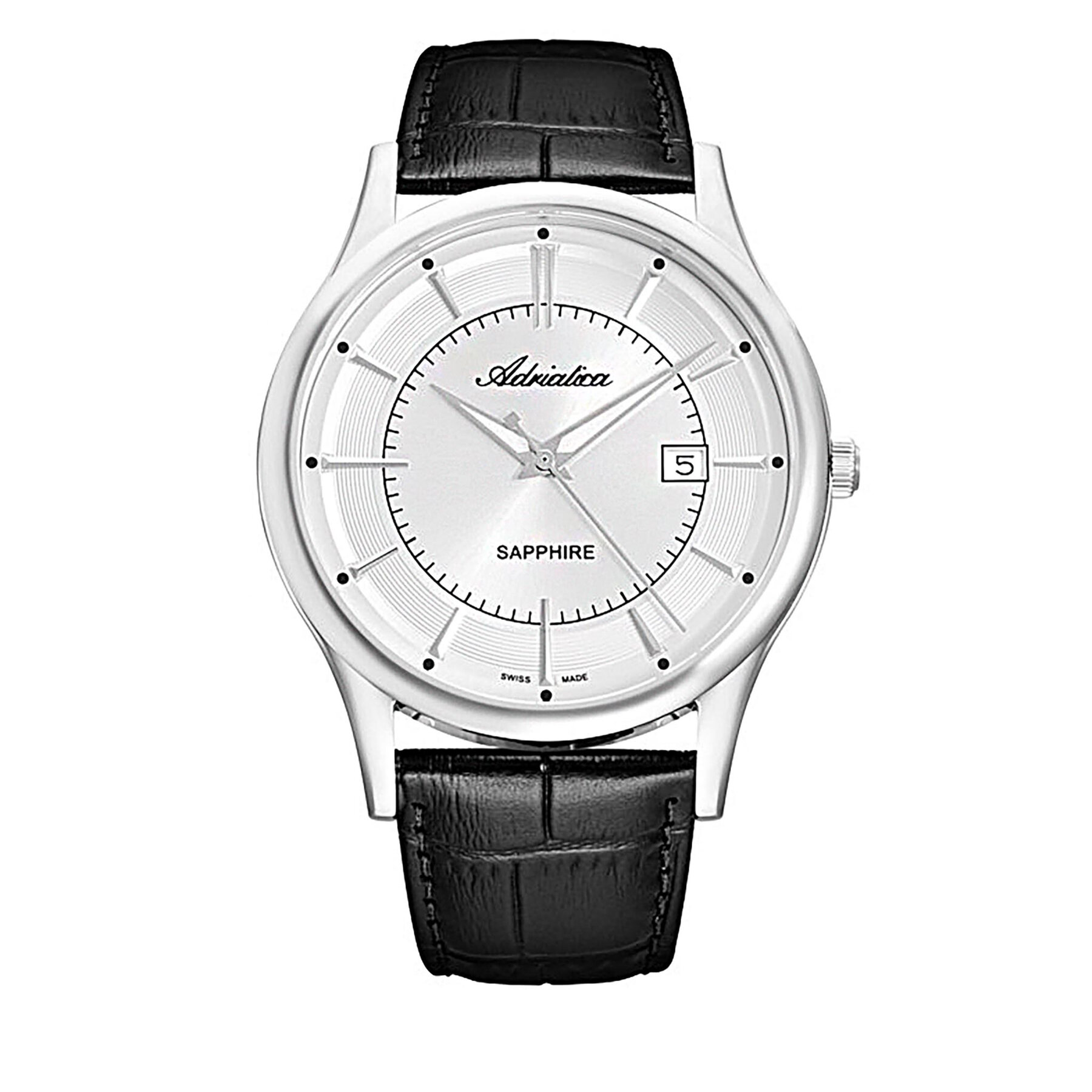 

Годинник Adriatica A1296.5213Q Silver/Black, Чорний