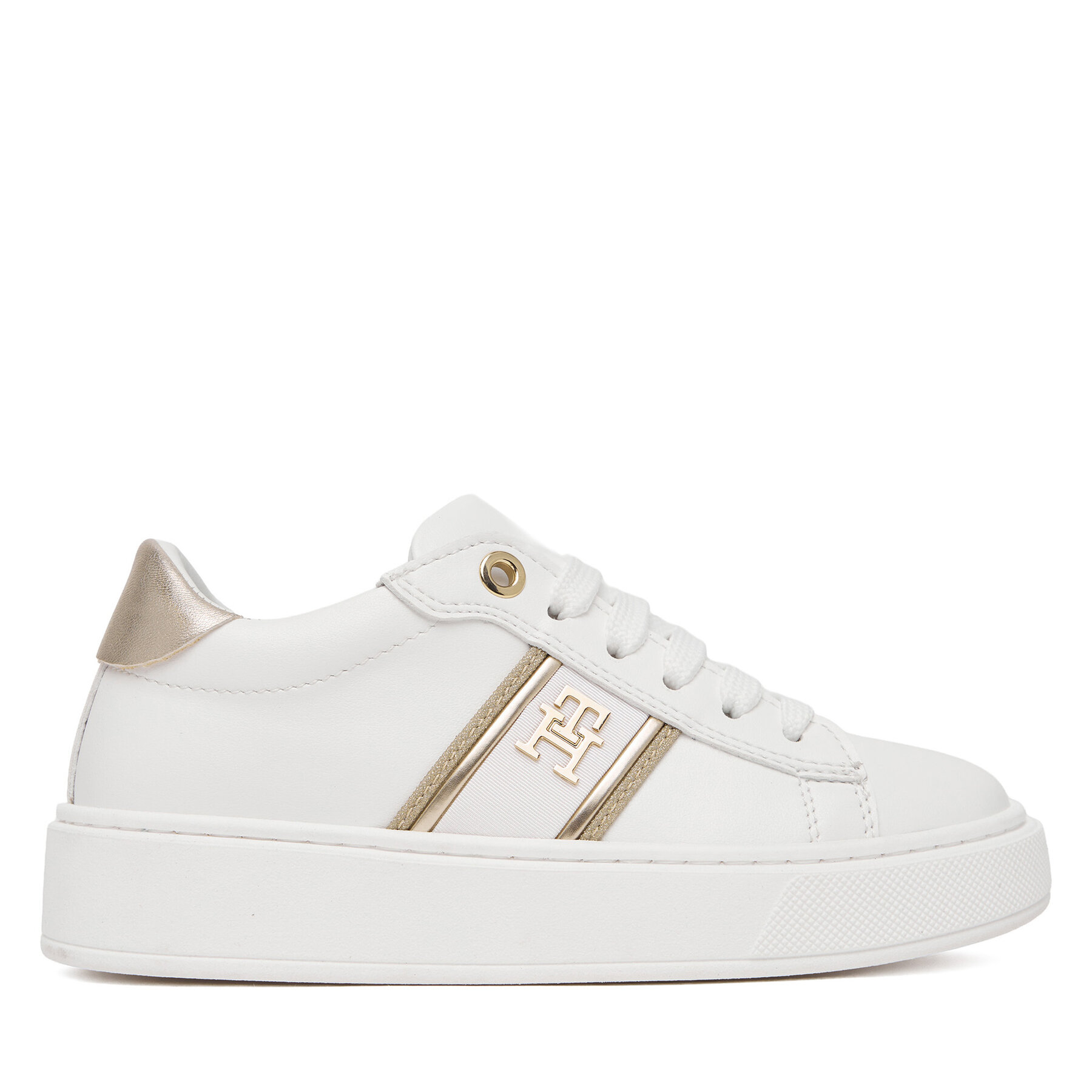 Sneakersy Tommy Hilfiger T4A9-34421-1281 M Biela