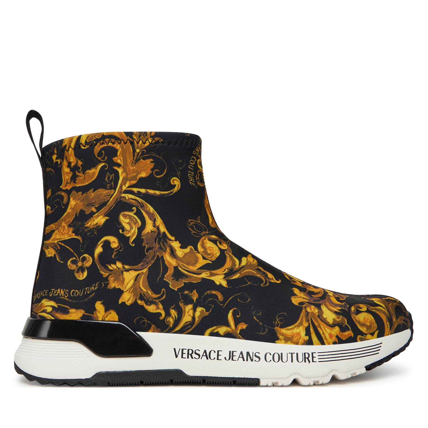 Bokacsizma Versace Jeans Couture 79VA3SA4 Fekete