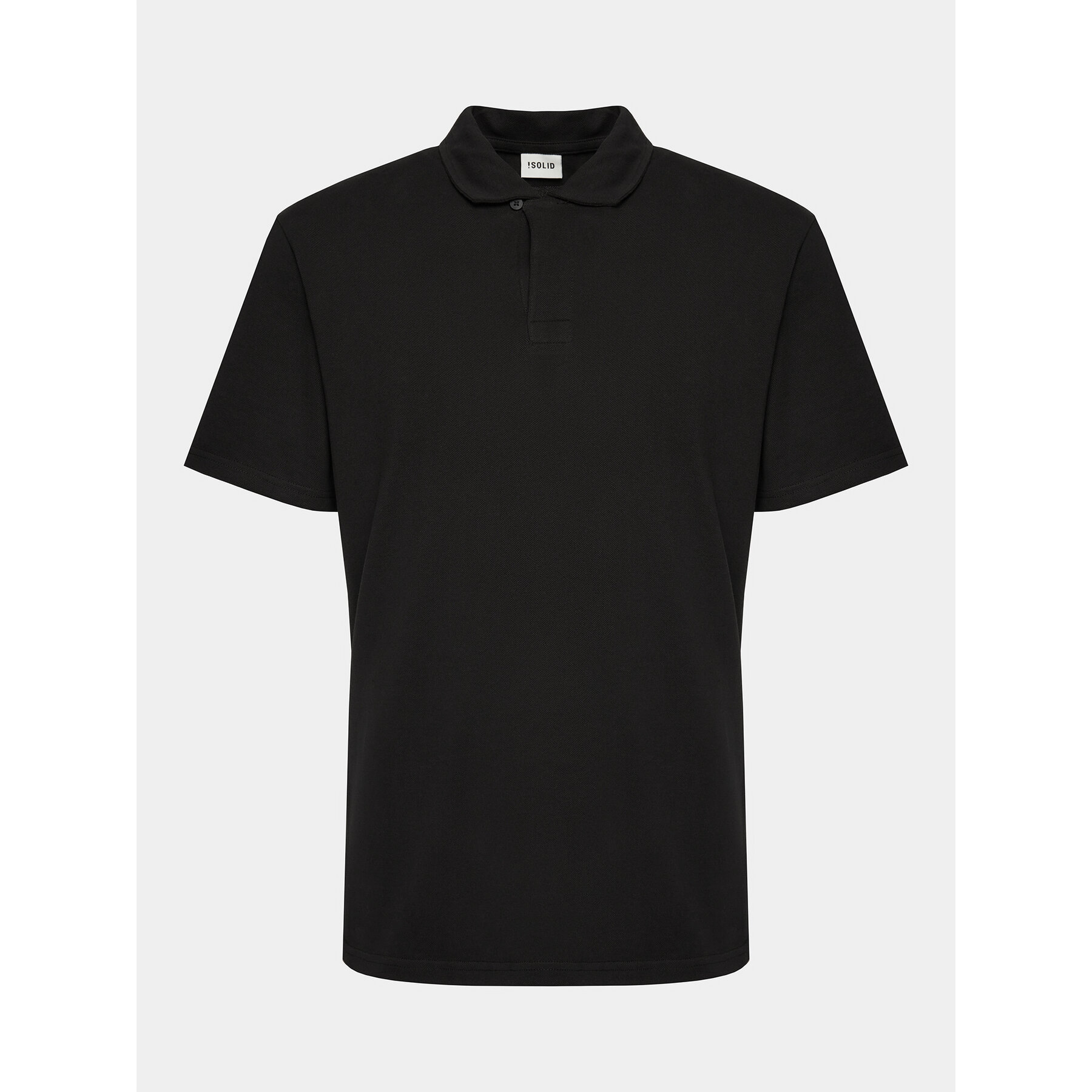Solid Polo 21108171 Μαύρο Regular Fit