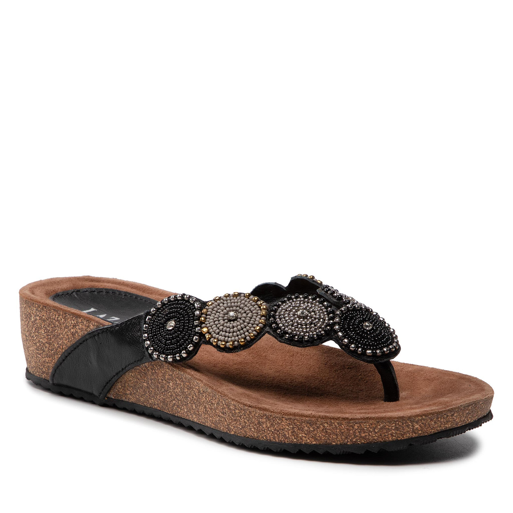 Flip flop Lazamani 75.455 Black epantofi.ro imagine noua