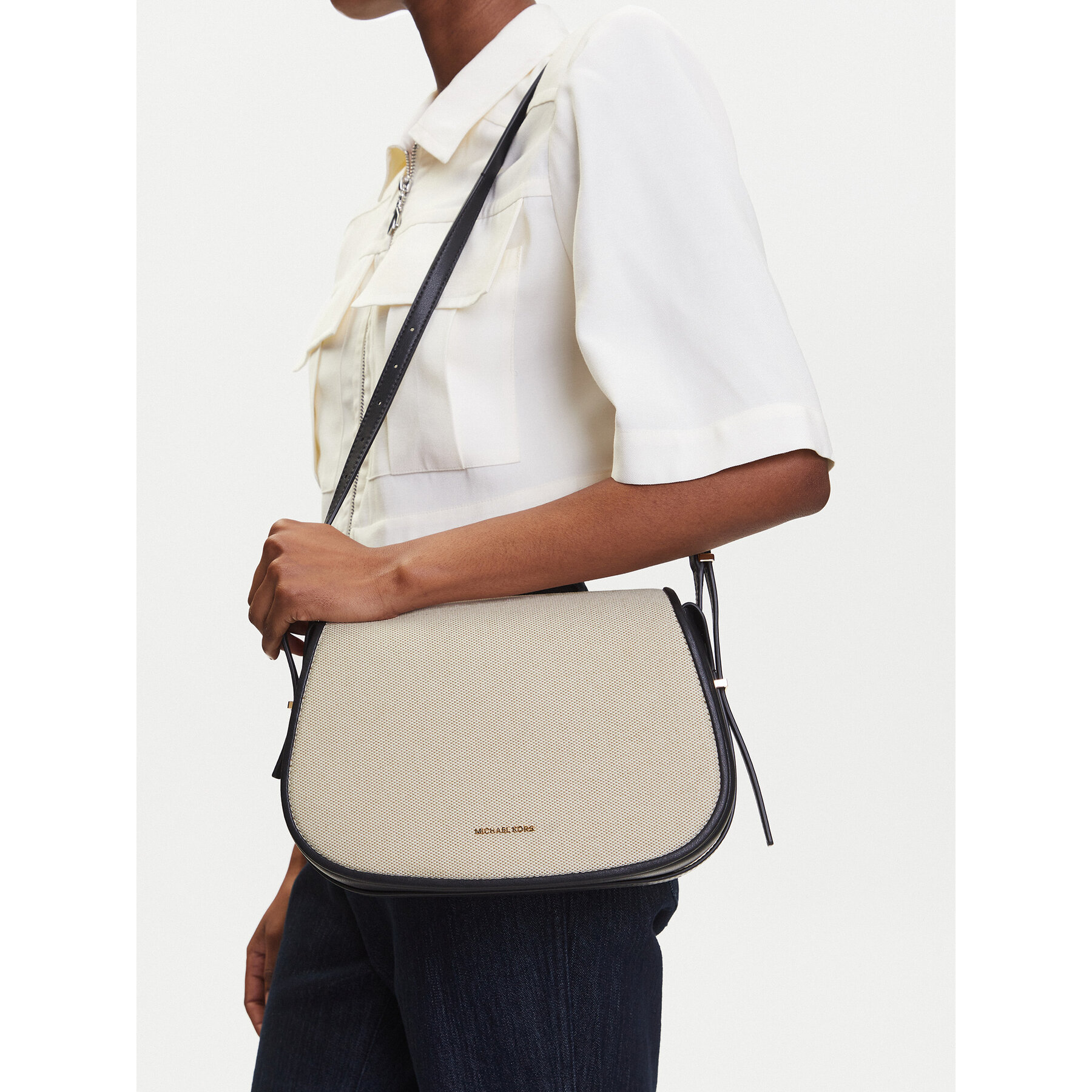 Τσάντα MICHAEL Michael Kors 30S5GL0M2C Μπεζ