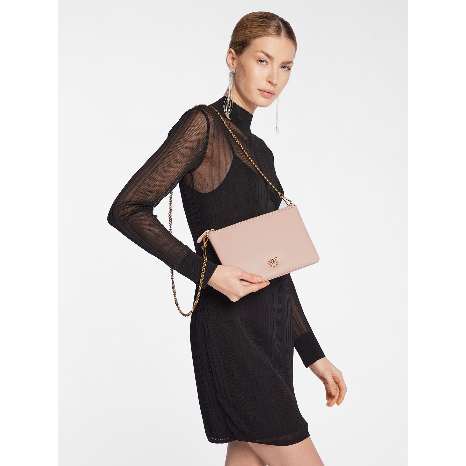 Дамска чанта Pinko Flat Classic PE 23 PCPL 100455 A0F1 Розов