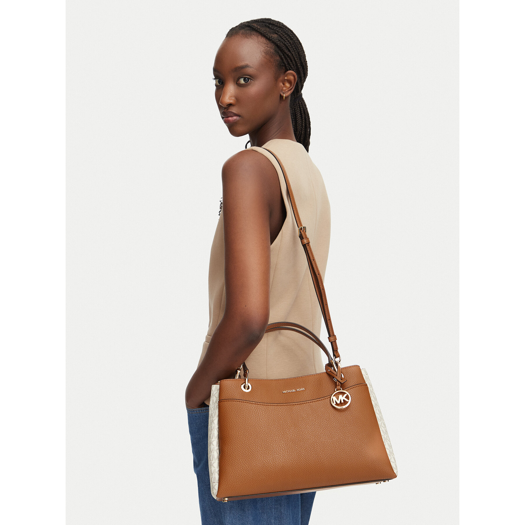 Torbica MICHAEL Michael Kors 30T6GX5L8B Šarena