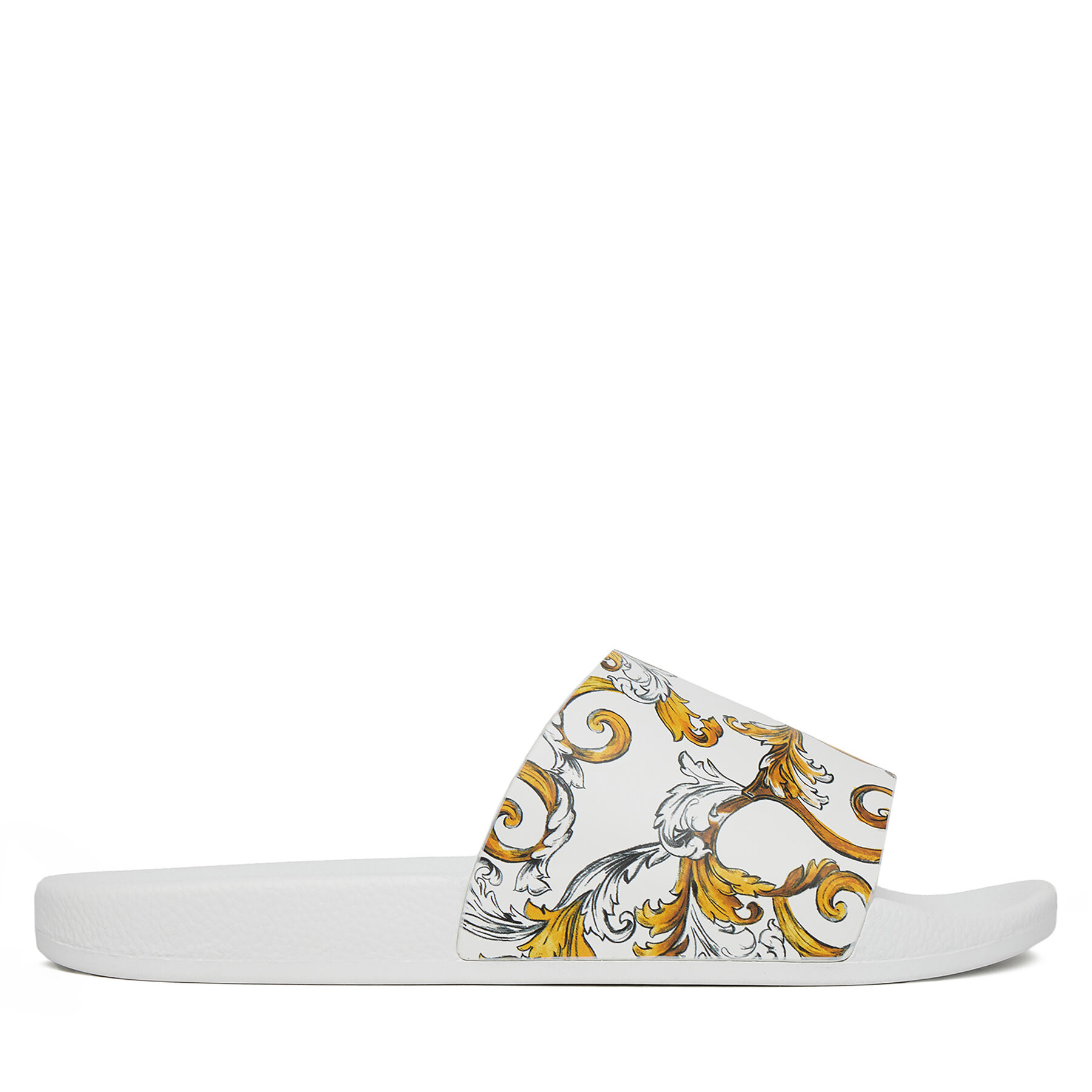 Šľapky Versace Jeans Couture 78YA3SQ4 Biela