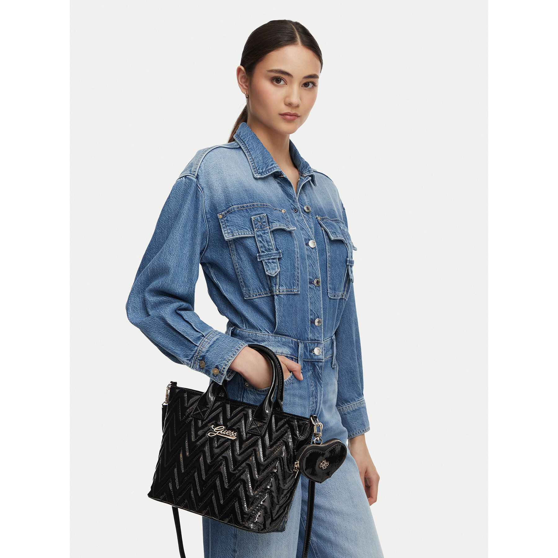 Geantă Guess J6YZ15 W3003 Negru
