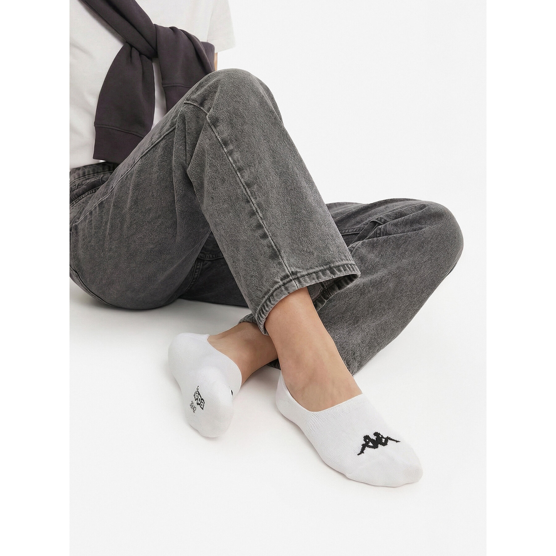 Șosete joase Kappa KR_LOST_SS25 (3-PACK) Alb