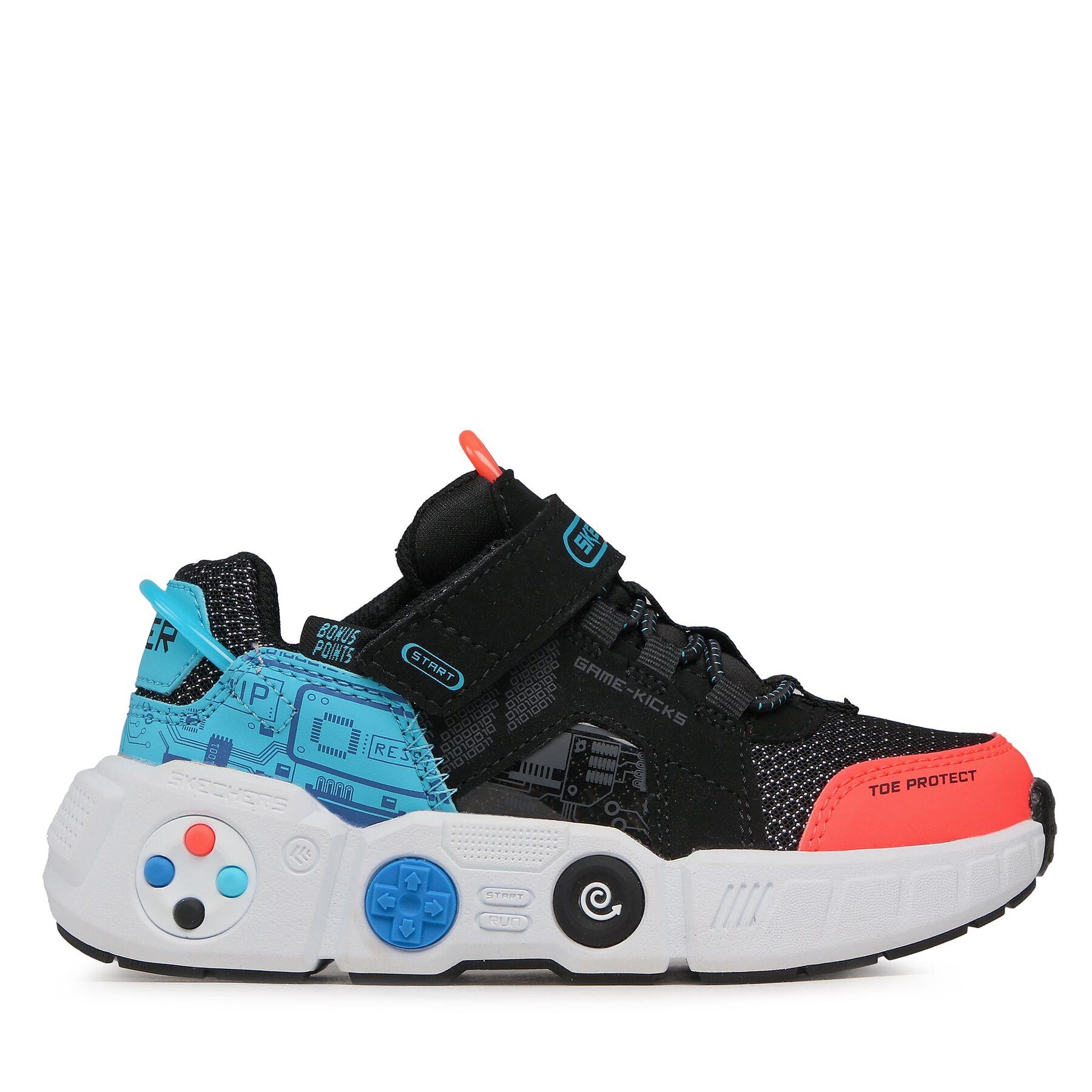 Sneakersy Skechers Gametronix 402260L/BKMT Čierna