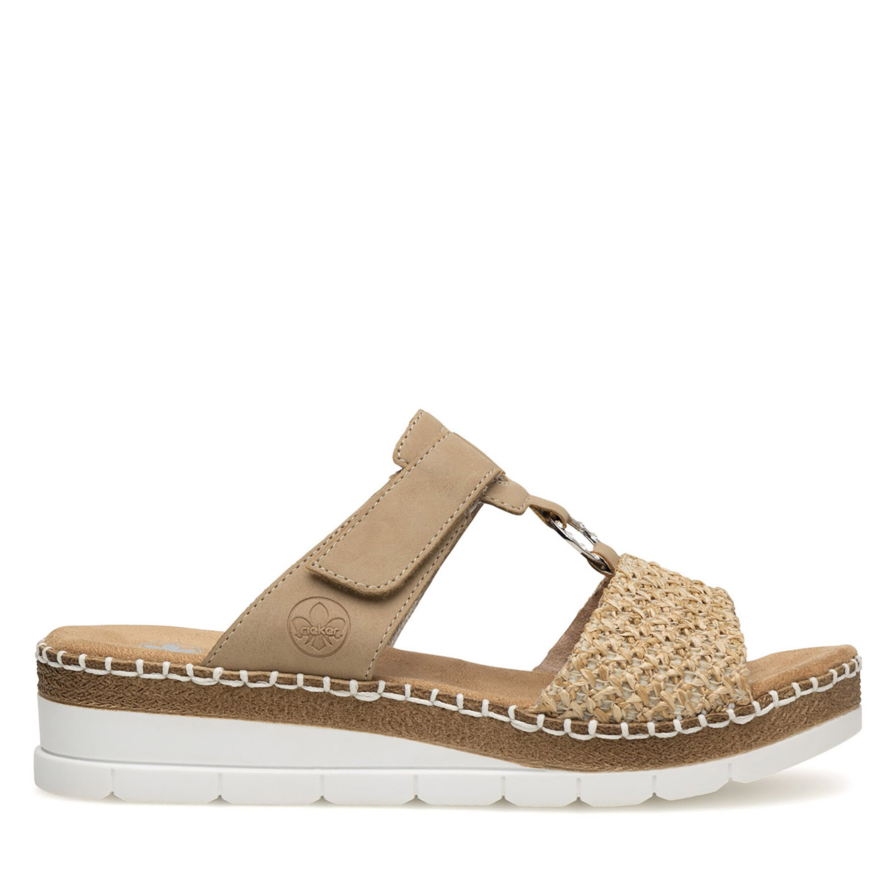 Παντόφλες Rieker V1243-60 Μπεζ