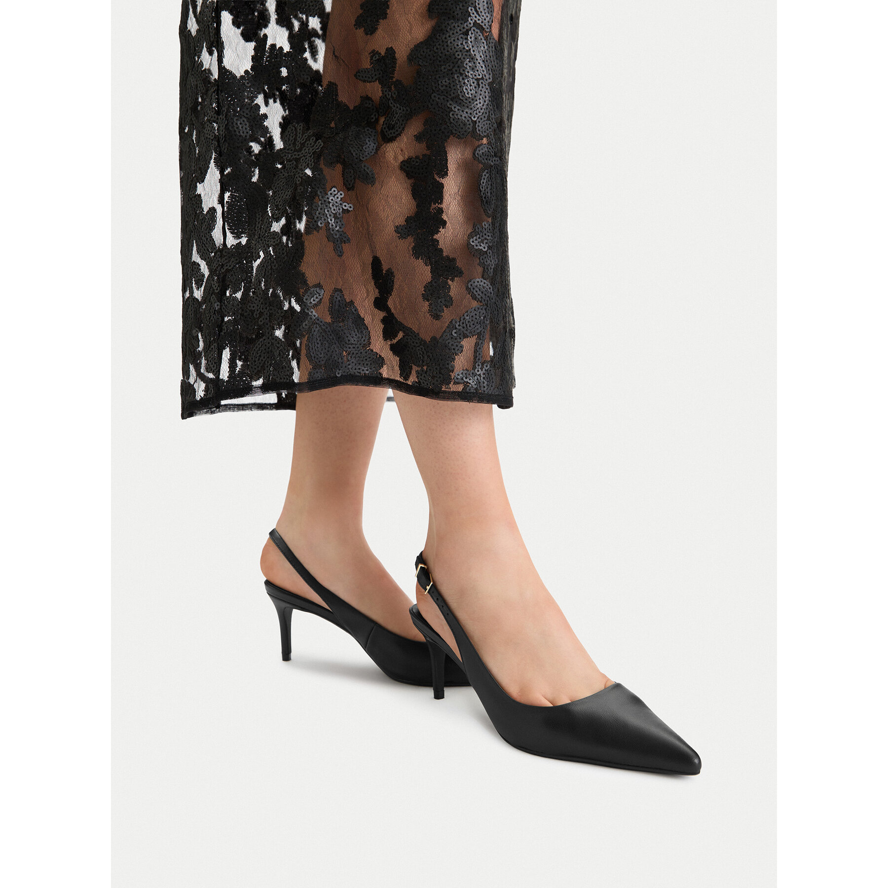 Pantofi pumps GINO ROSSI C-CD25-275-1 Negru
