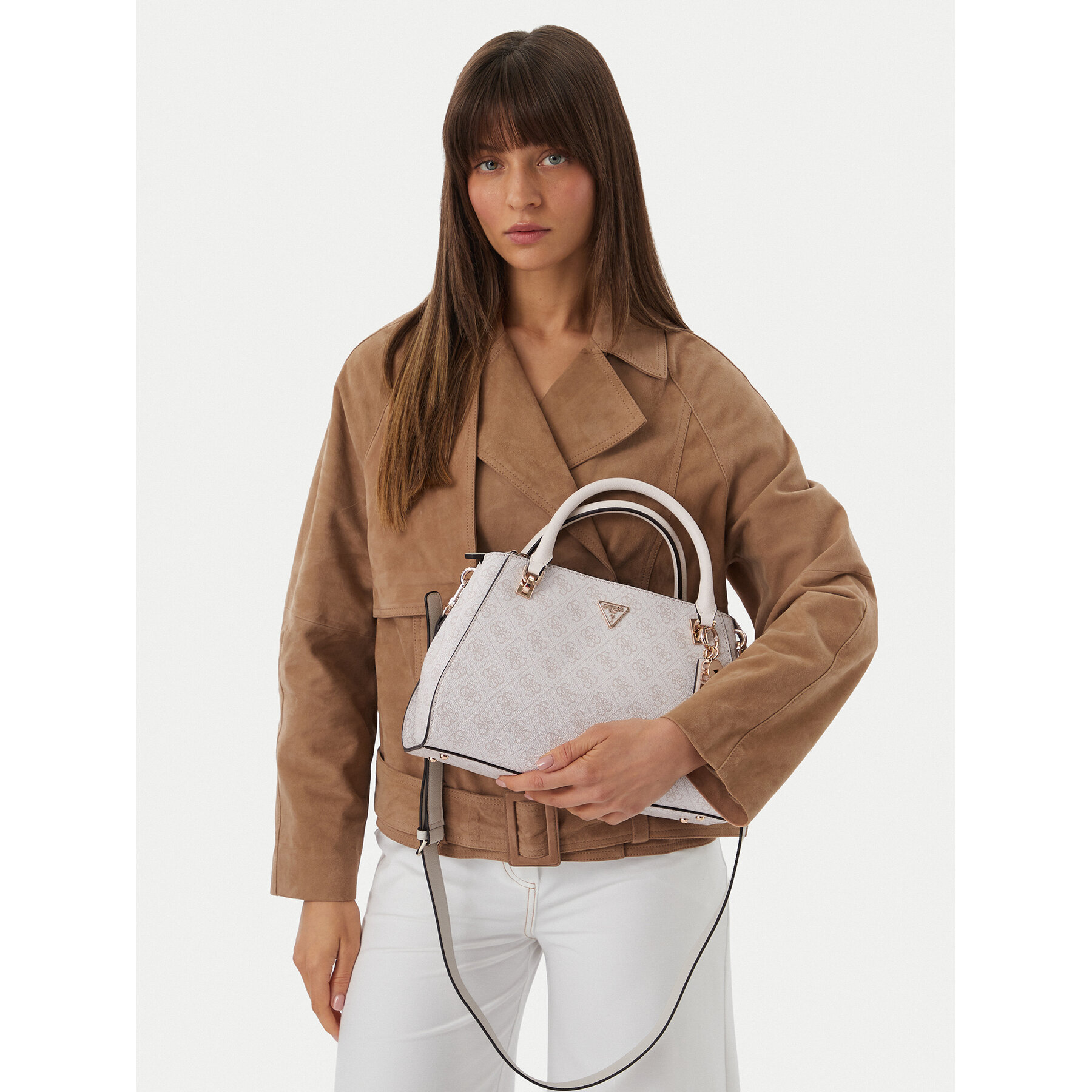 Τσάντα Guess HWBG96 72070 Κρεμ