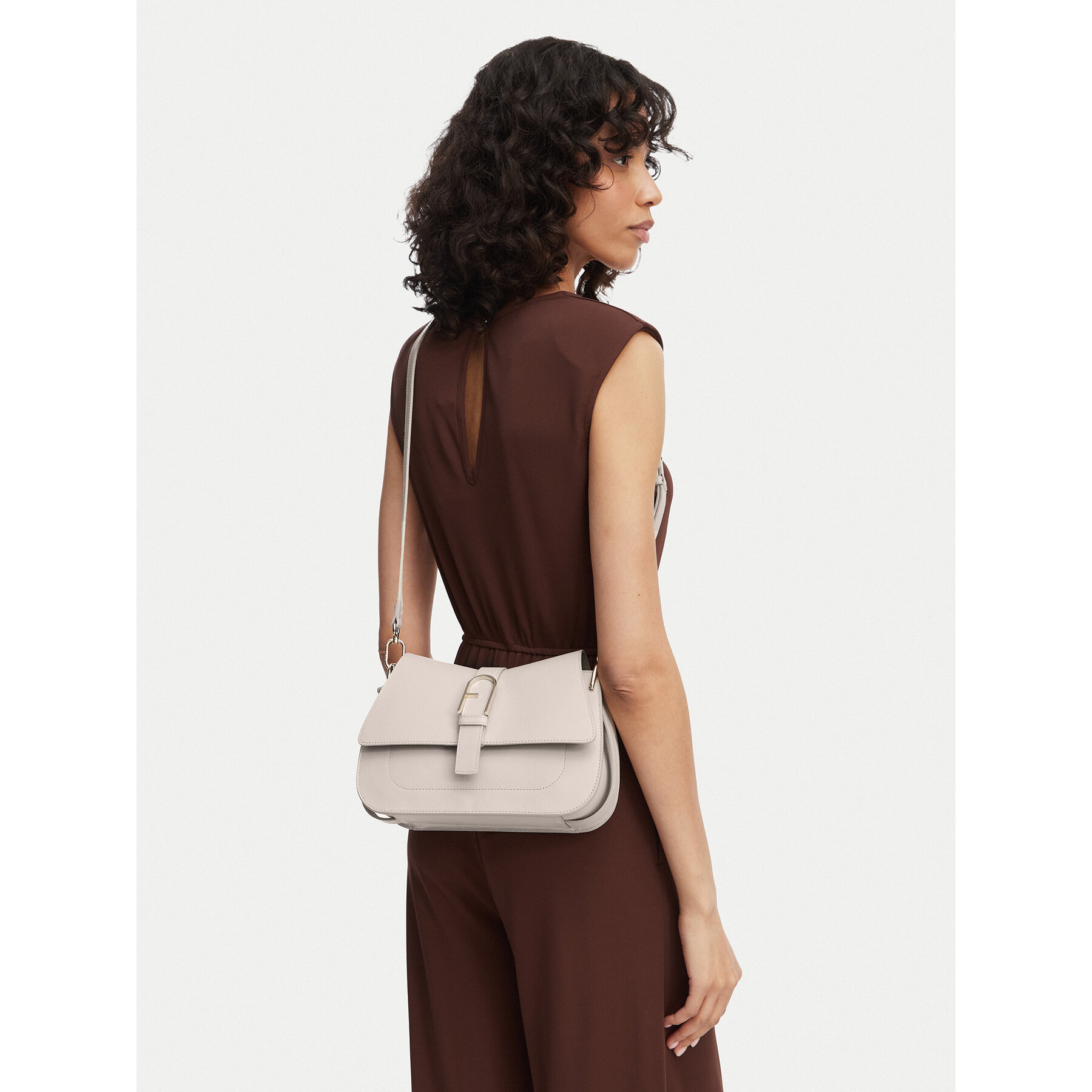 Furla Damen Creme Handtasche Flow Wb00996 Bx2045 Bg 4556S Nosize