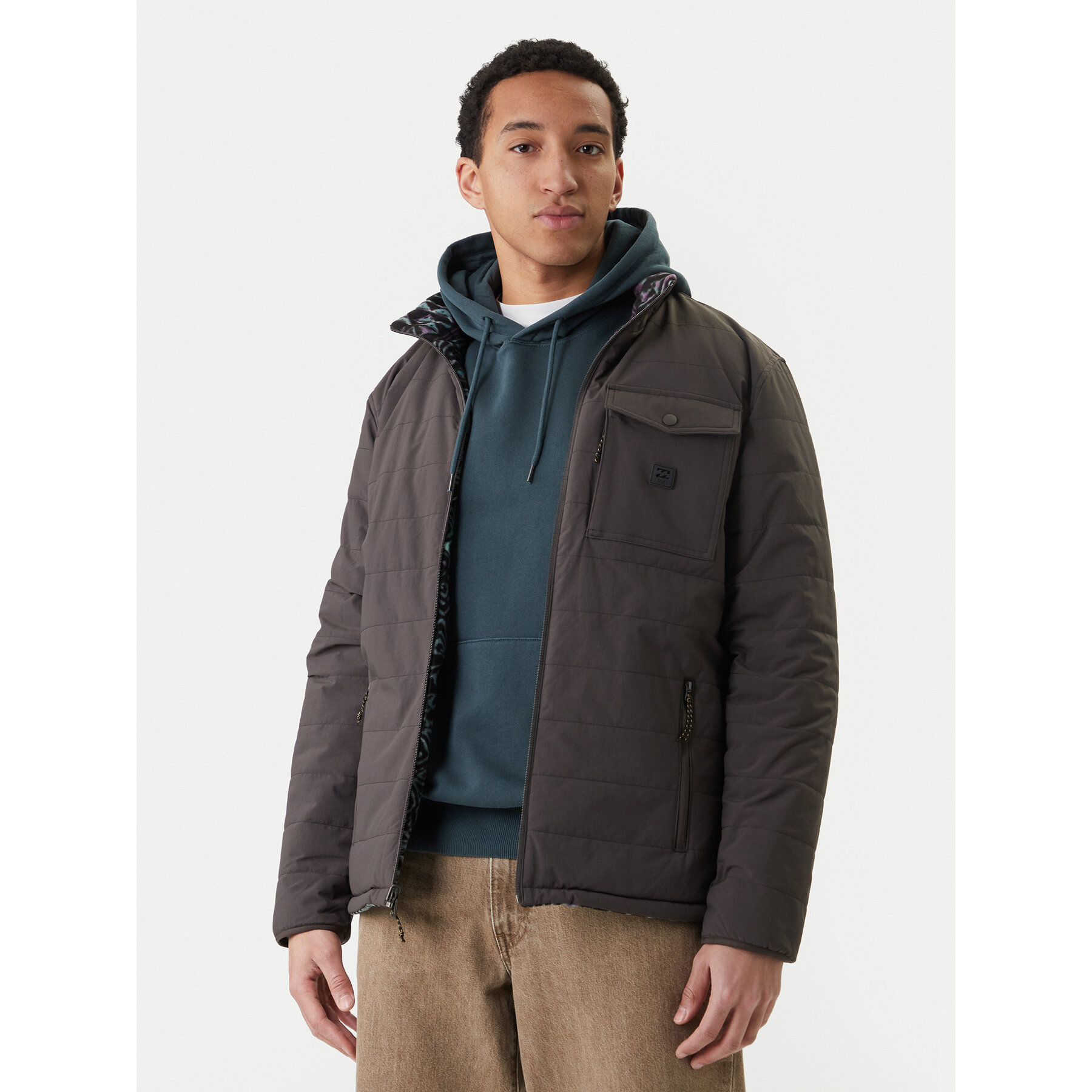 Billabong Übergangsjacke Unwind Revo EBYJK00124 Grau Regular Fit