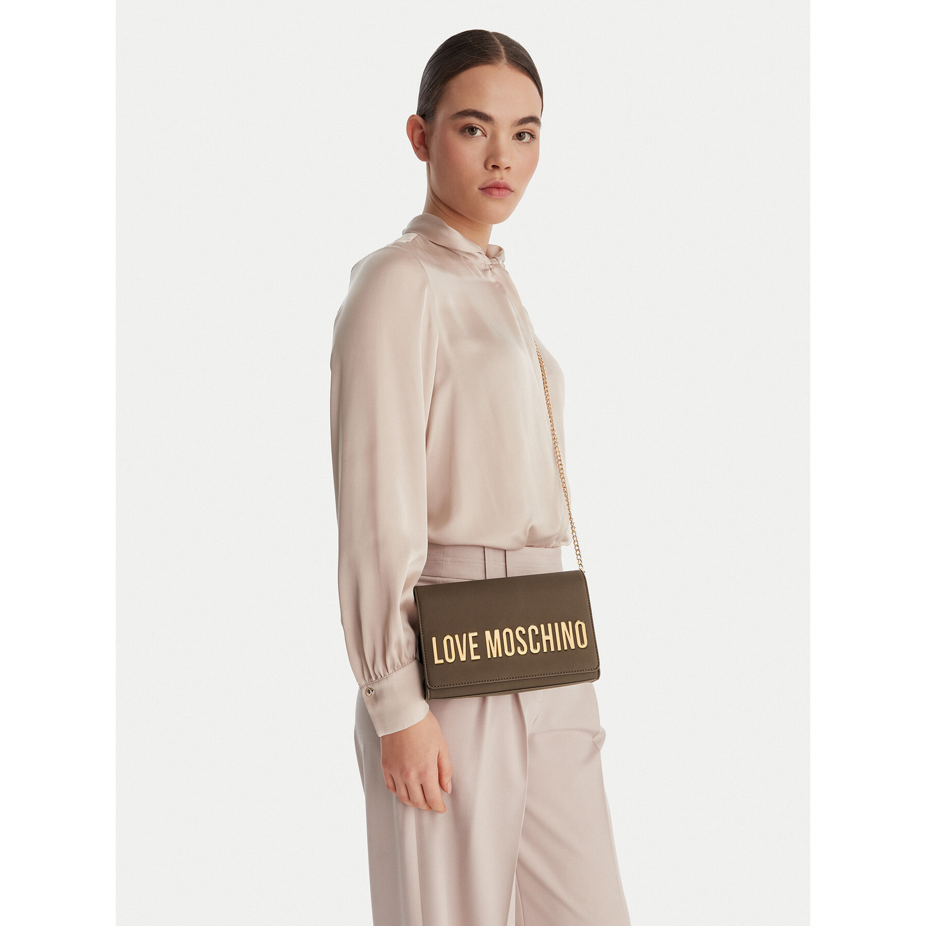 Kabelka LOVE MOSCHINO JC4103PP1OKD0203 Hnedá