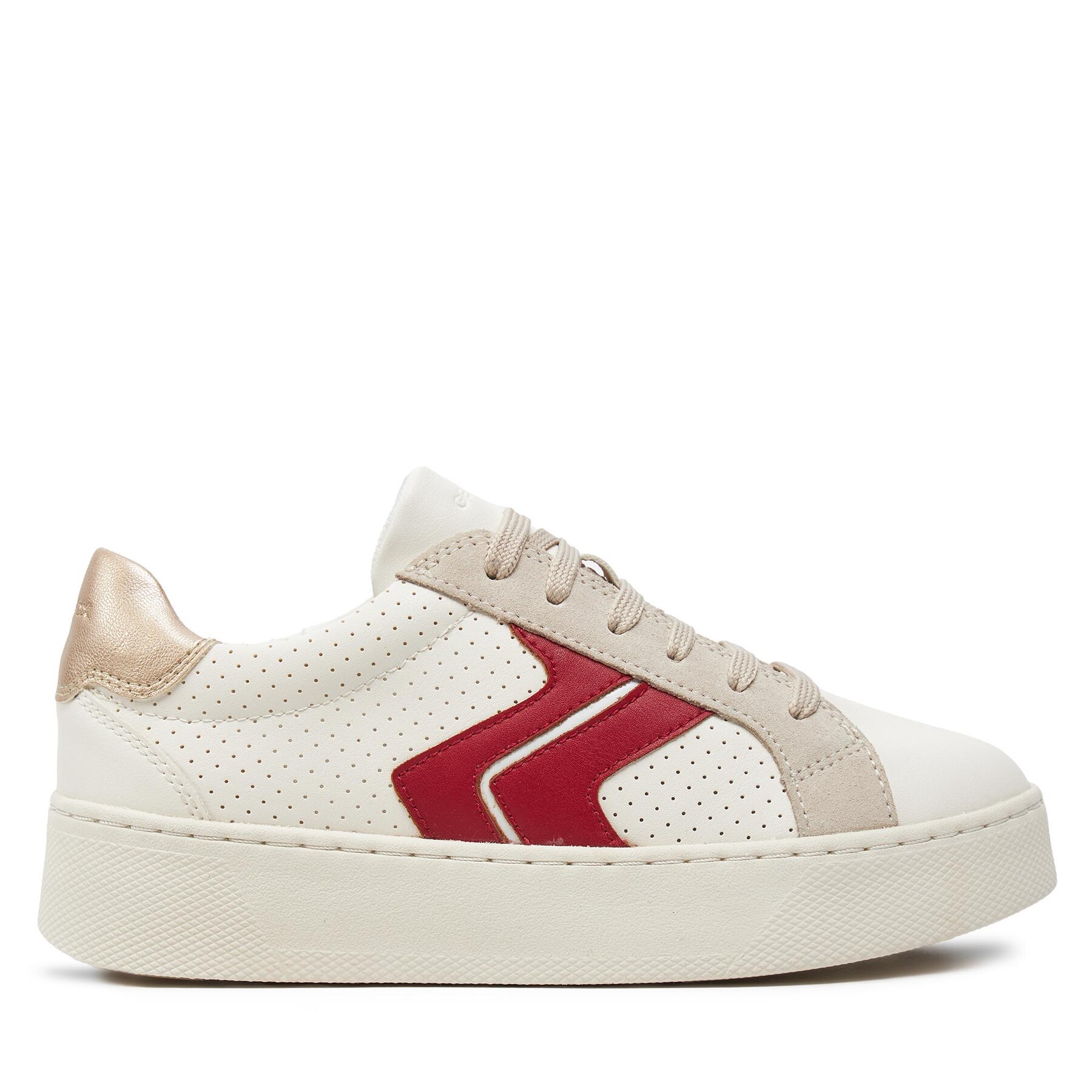 Damen Sneakers Geox, Schuhgröße 36, Weiß, D Skyely D45QXA 05422 C1064