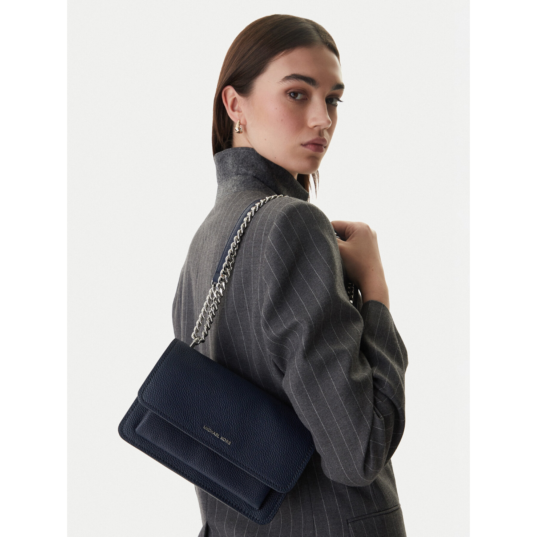 Дамска чанта MICHAEL Michael Kors 30T4SC7L3T Син