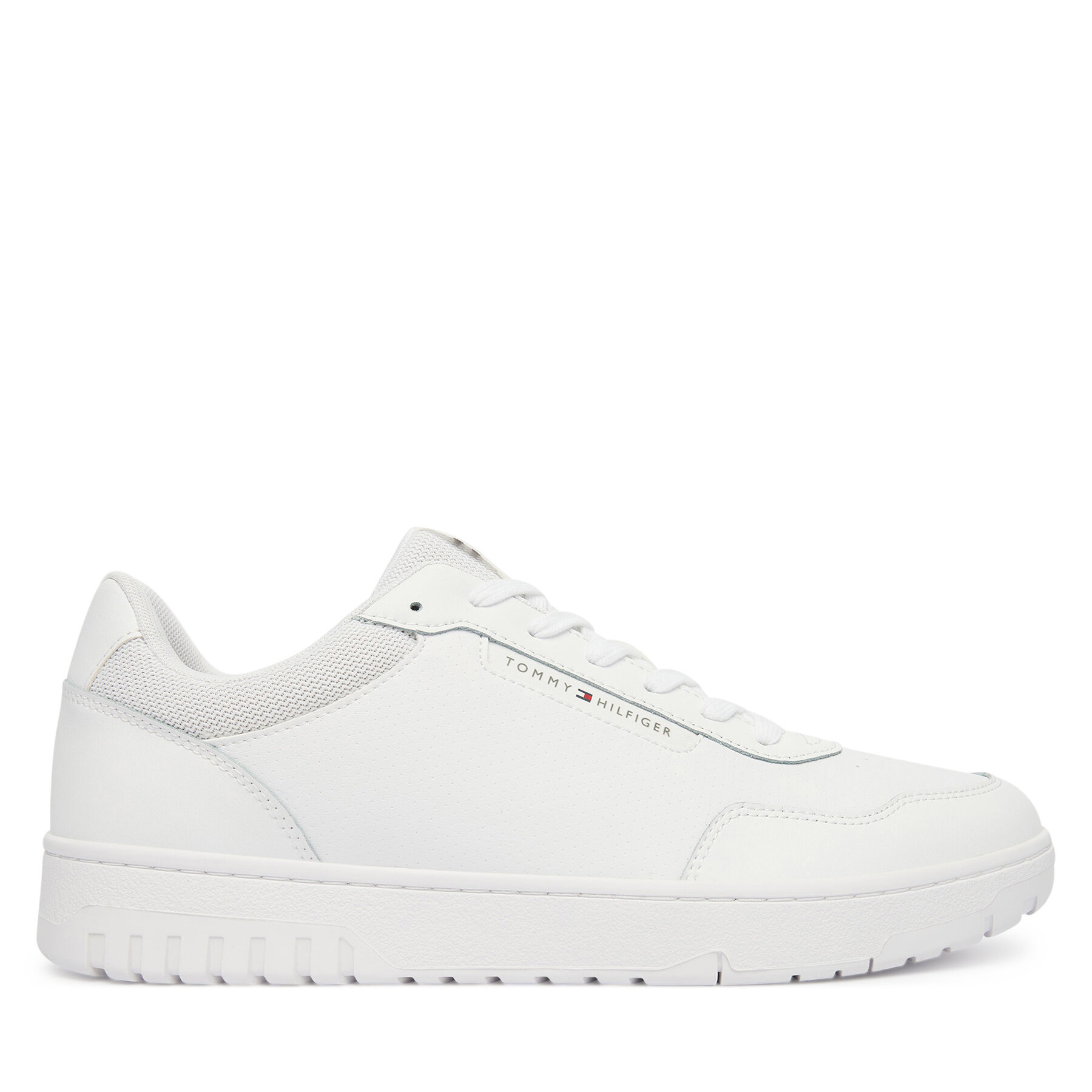 Sneakersy Tommy Hilfiger Th Basket Core Lite Lth FM0FM05713 Biela