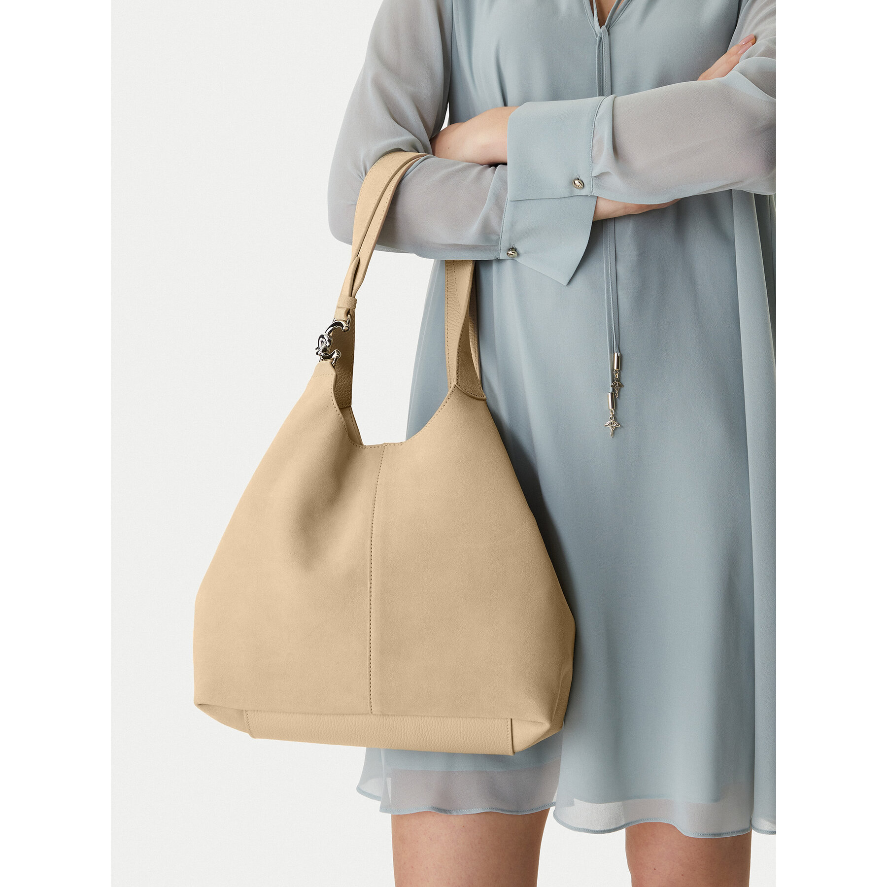 Geantă Coccinelle The Coccinelle C-Easy E1 THE 11 02 01 Bej