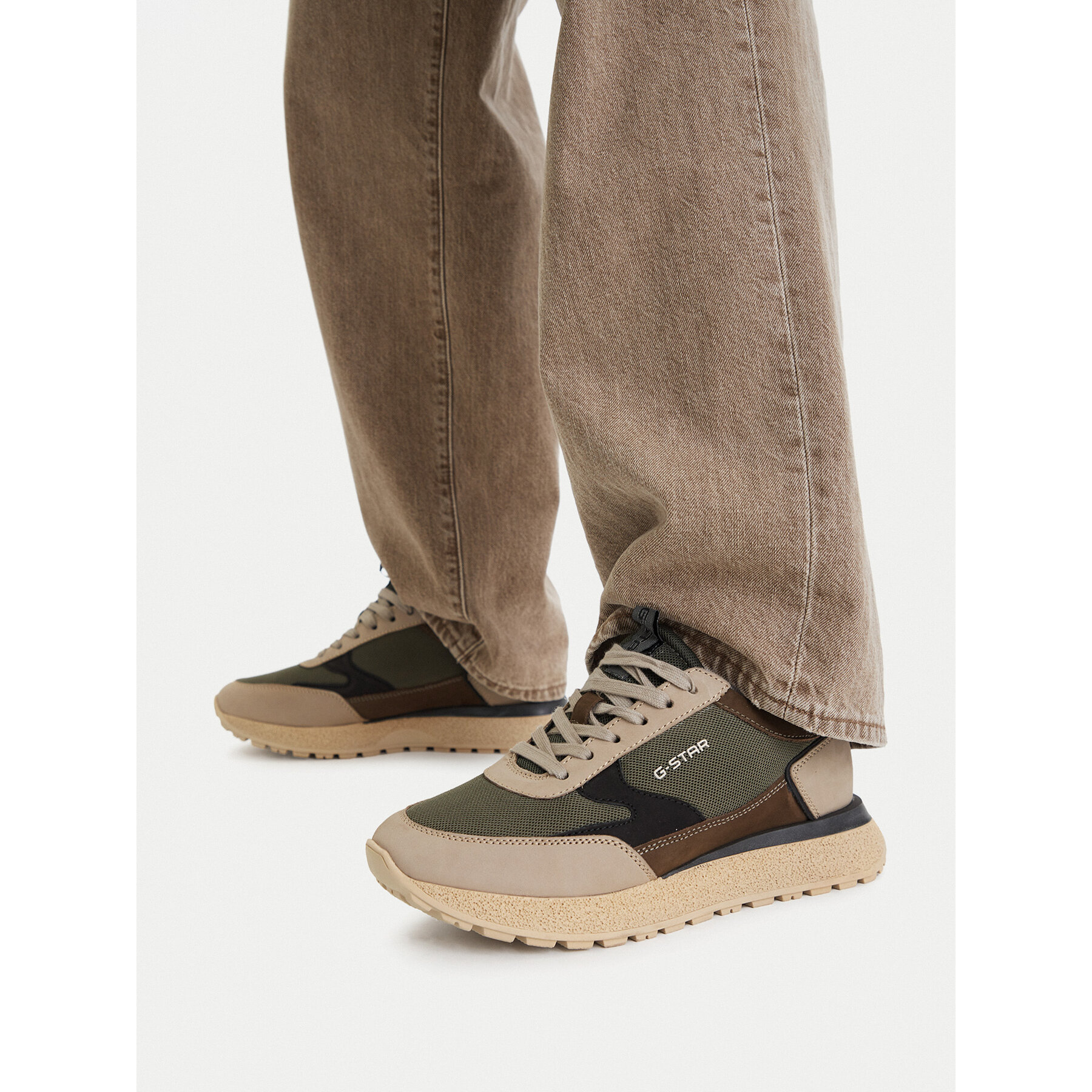 Sneakersy G-Star Raw EO-DAIIONA-01 MI08 Kaki