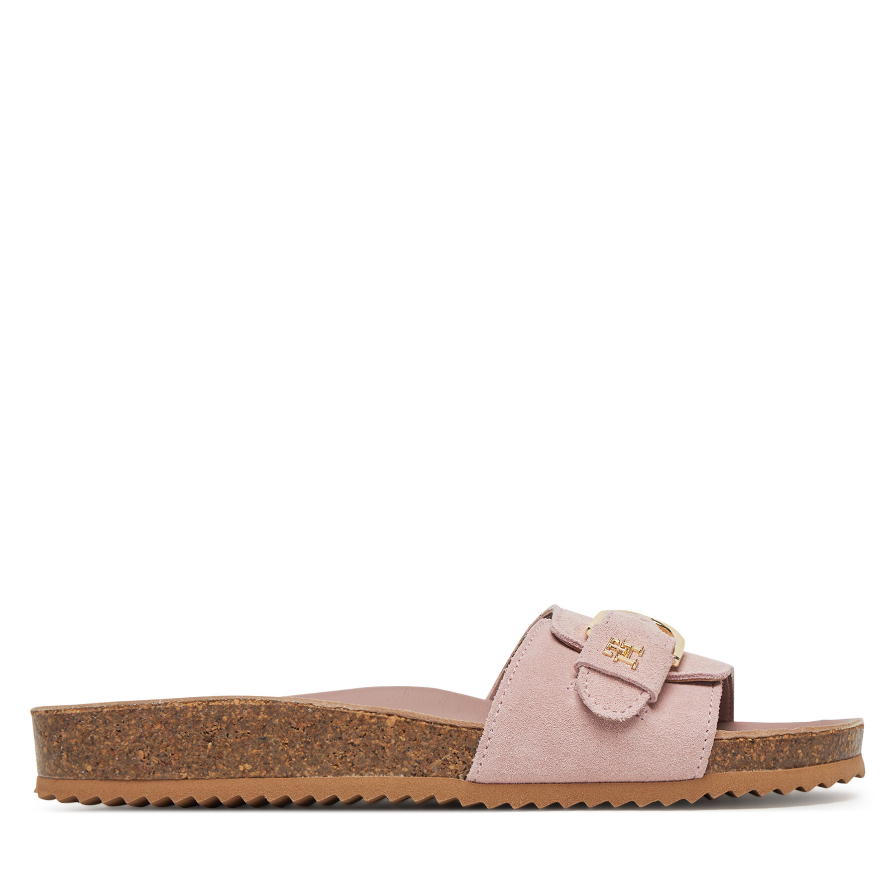 Dámske Šľapky Tommy Hilfiger, Rozmer: 36, Ružová, Soft Suede Adjustable Mule FW0FW08809