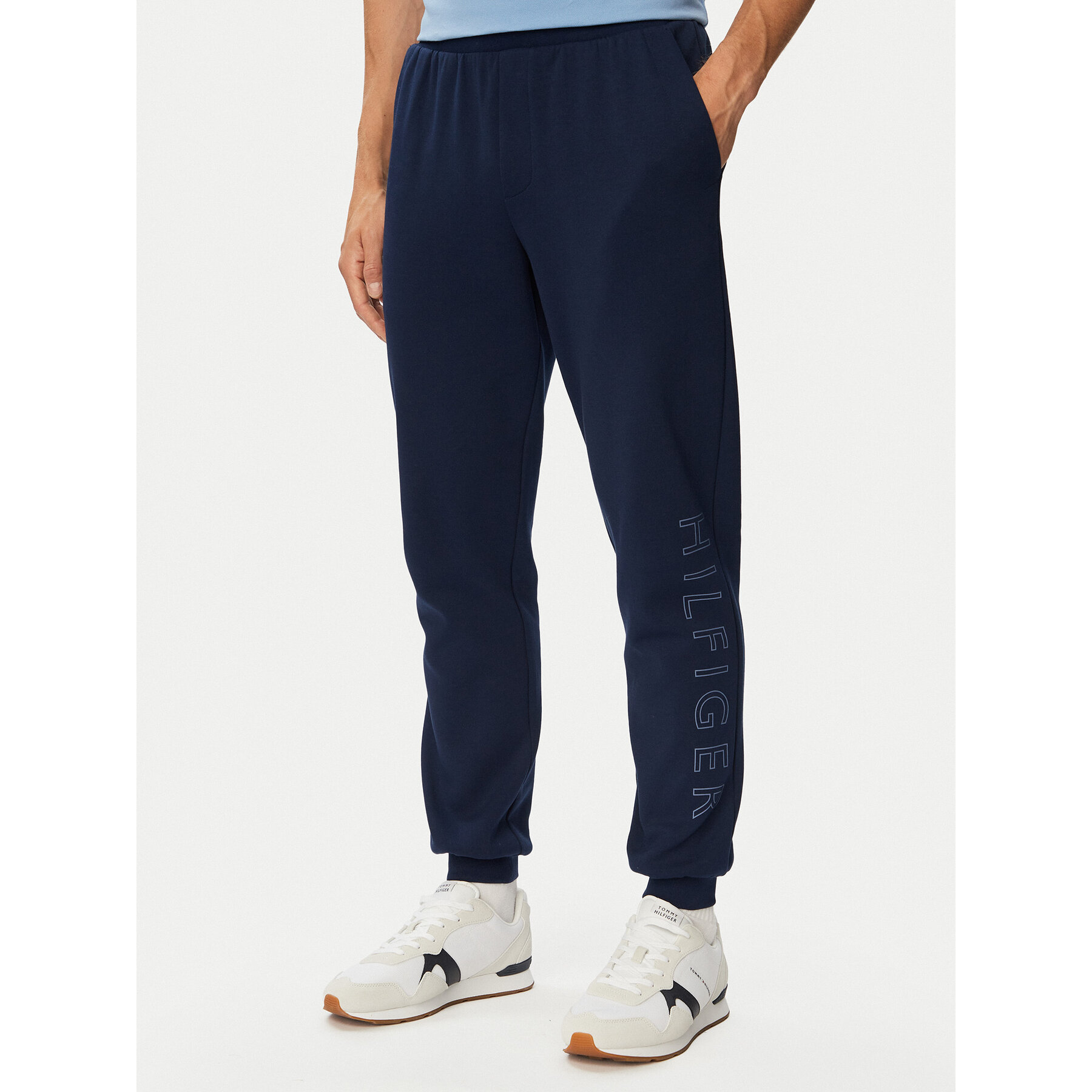 Tommy Hilfiger Jogginghose Performance MW0MW43445 Dunkelblau Regular Fit