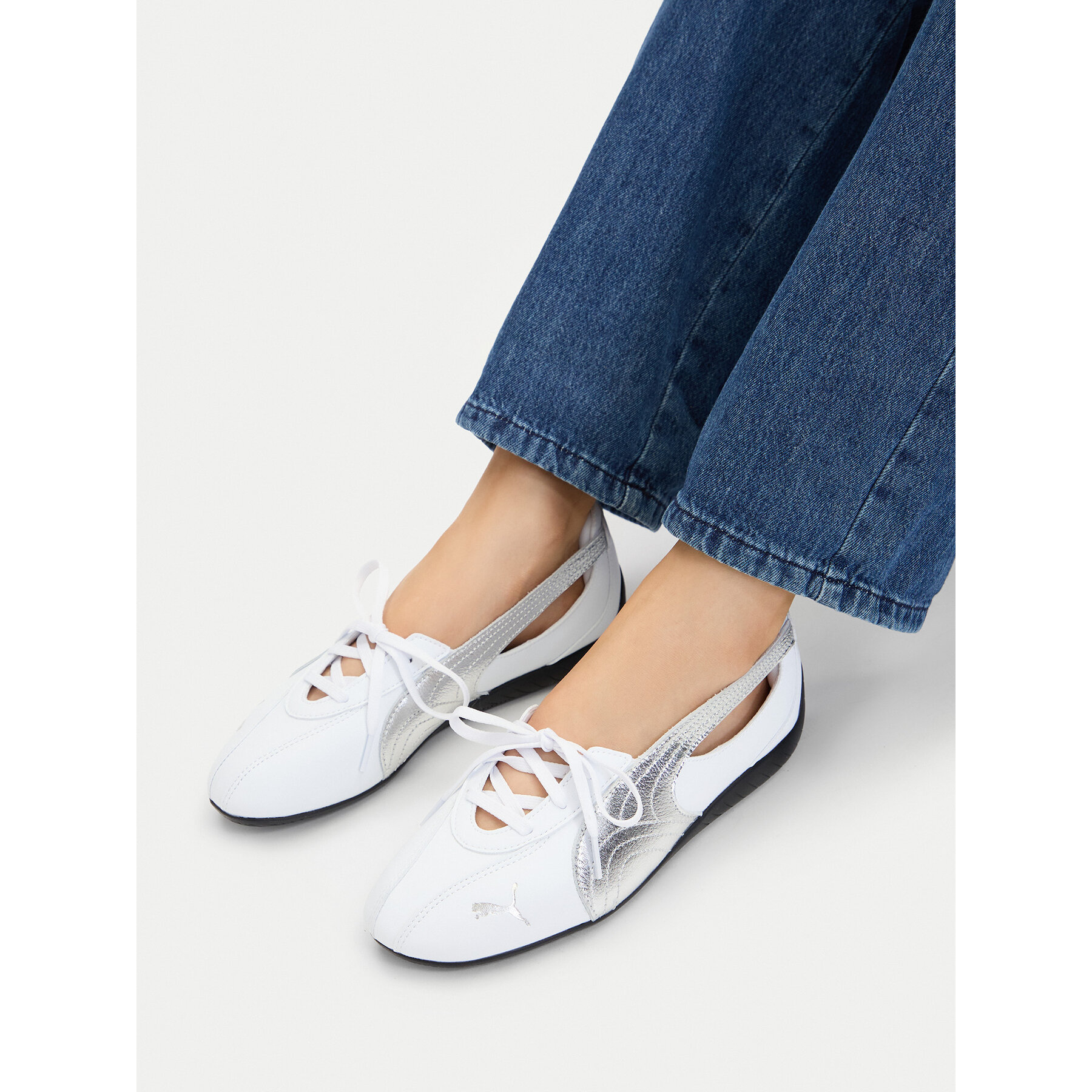 Balerini Puma Speedcat Ballet Nova Metallic Wns 408342 01 Alb