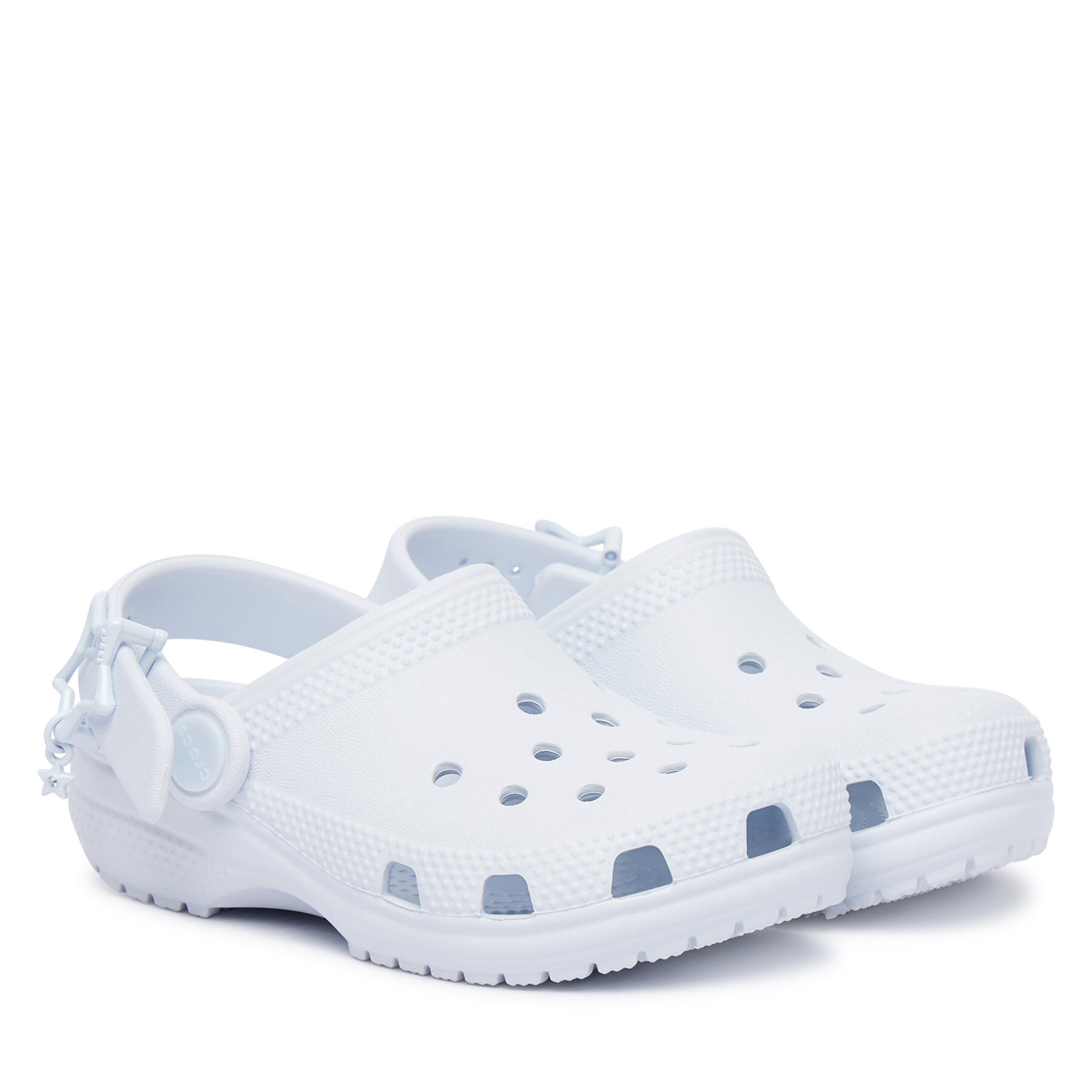 Şlapi Crocs Classic Star Buckle Clog 214369 Albastru deschis