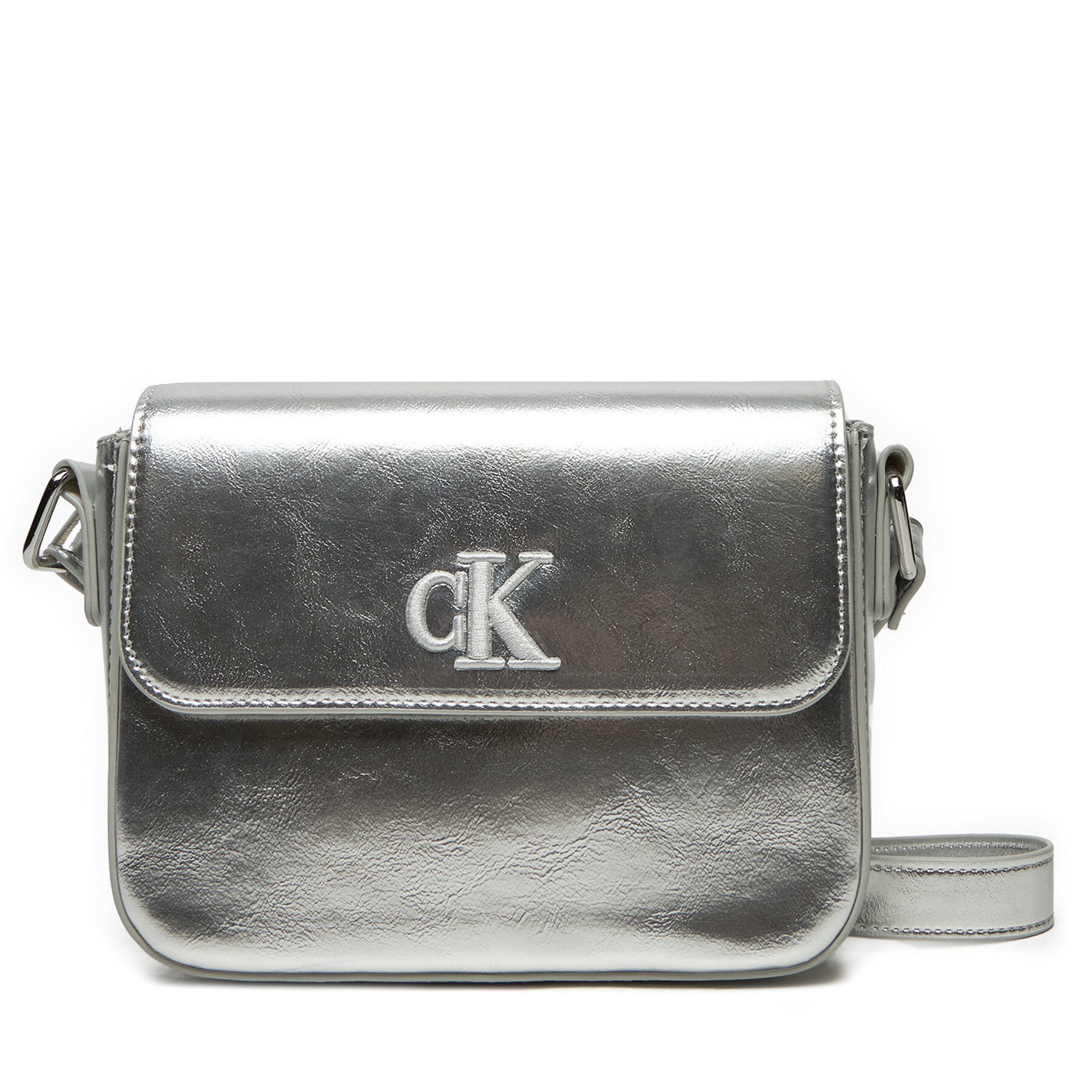 Handväska Calvin Klein Jeans IU0IU00688 Silver