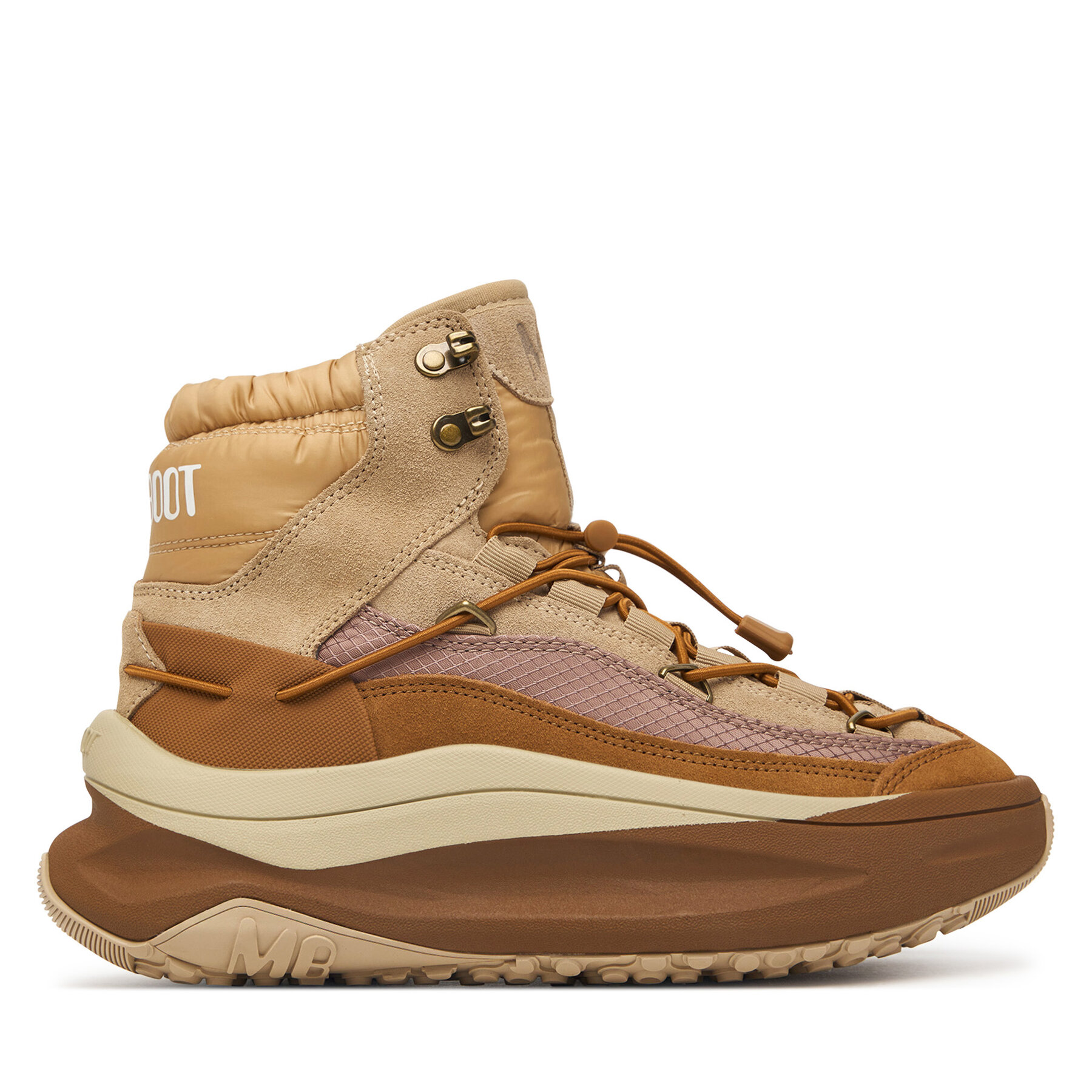 Čizme za snijeg Moon Boot Moon 247 Xlace Mid 80D2490030 S Smeđa