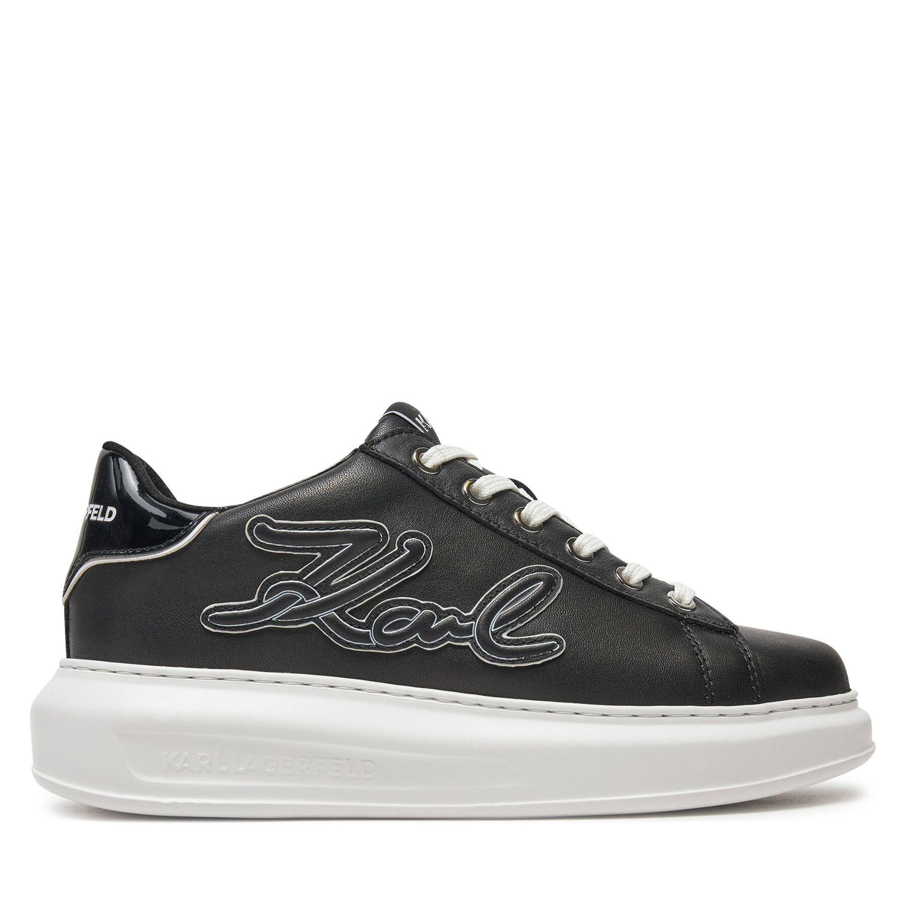 Sneakersy KARL LAGERFELD Kapri KL62511A Čierna