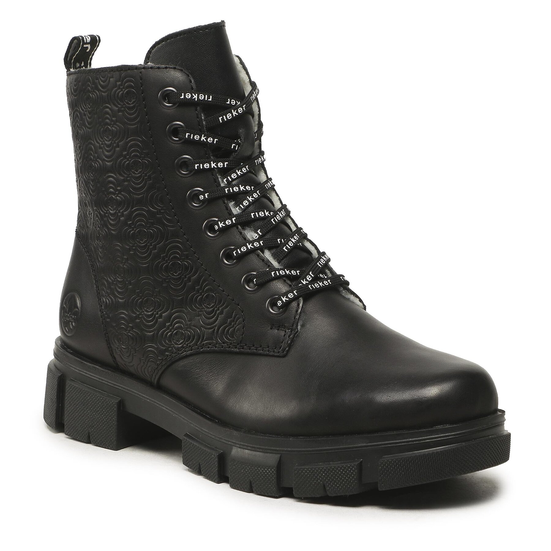 Botine Rieker Y7123-00 Schwarz