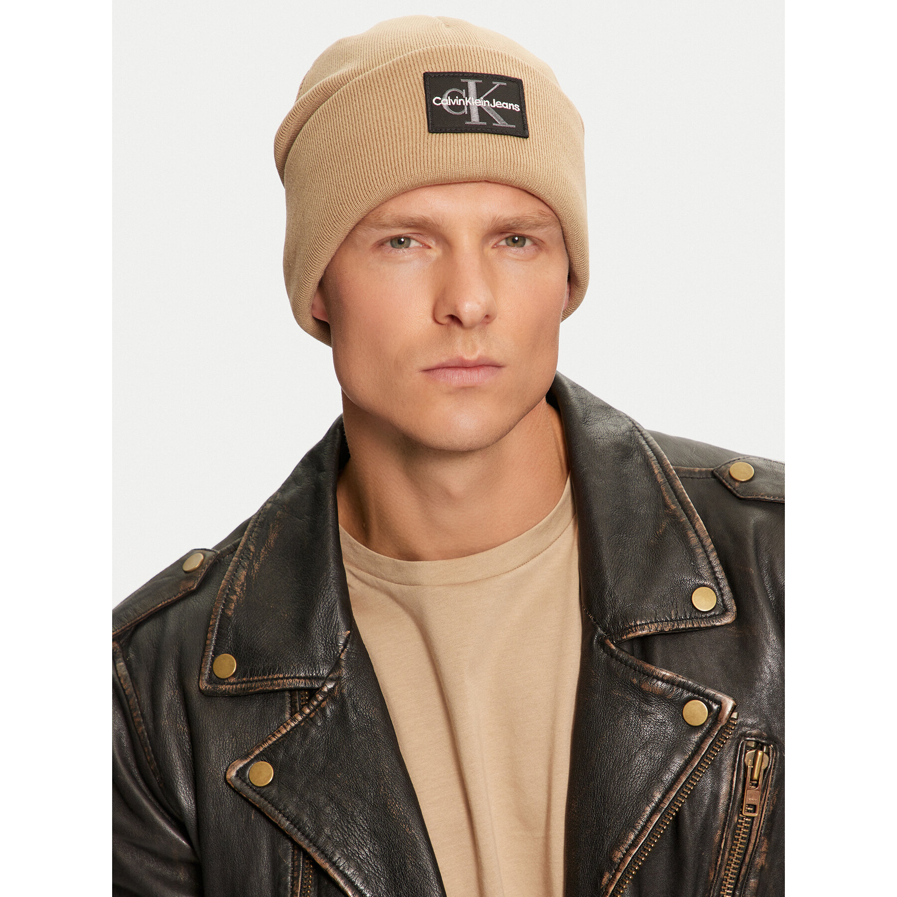 Sapka Calvin Klein K50K512455 Bézs