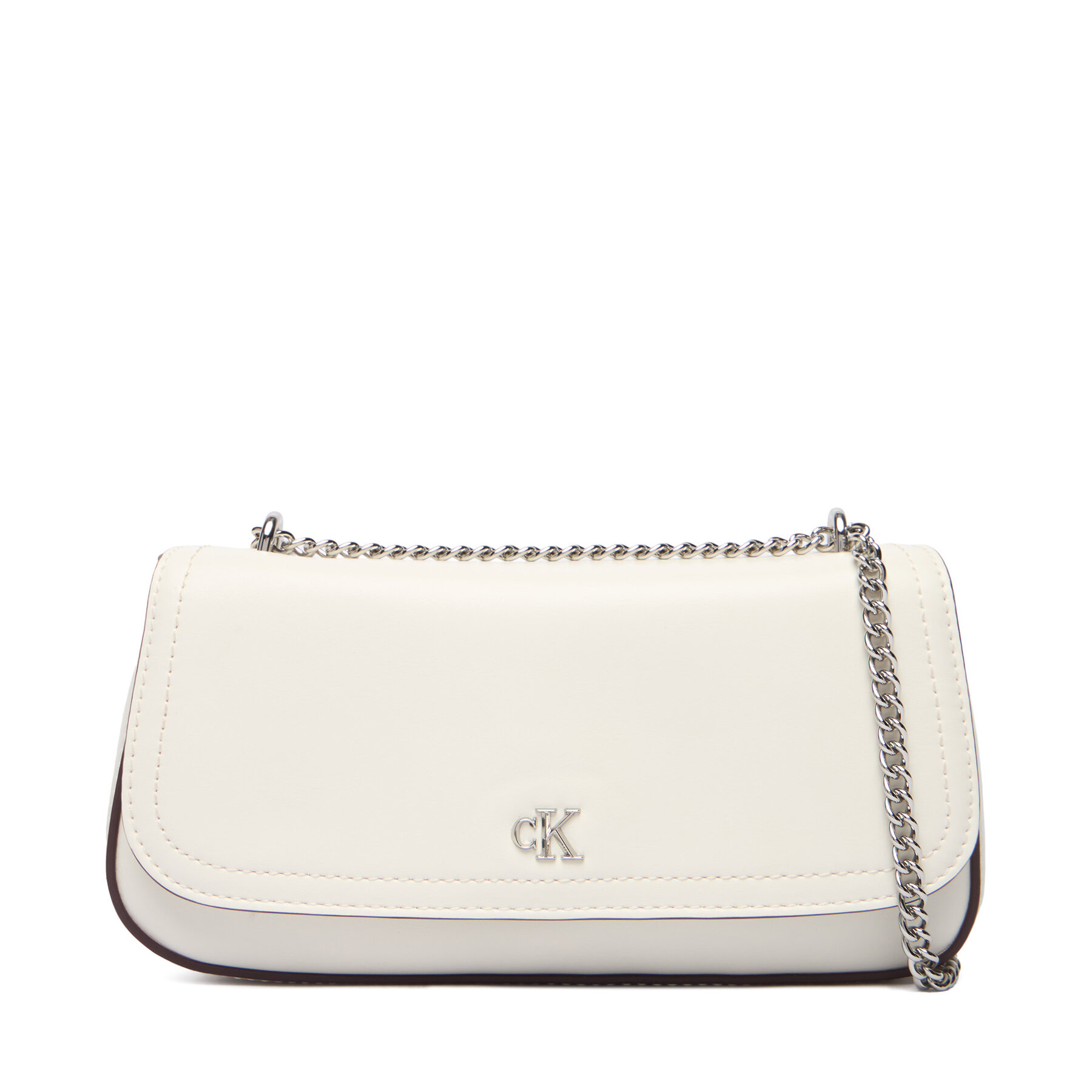 Дамска чанта Calvin Klein Ck Convertible Chain Small Bag LV04F3172G Бял