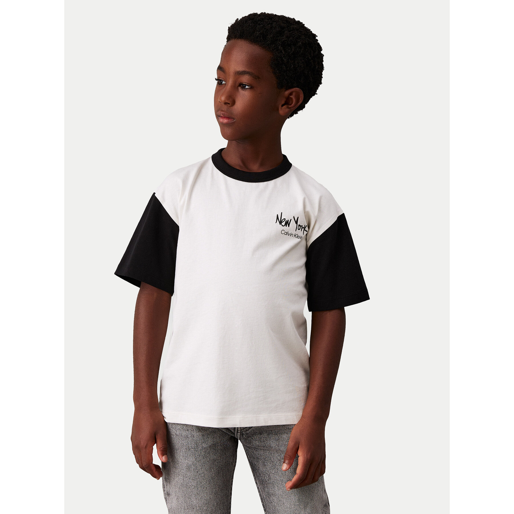 Calvin Klein Jeans Calvin Klein Jeans T-Shirt IB0IB02330 Εκρού Regular Fit