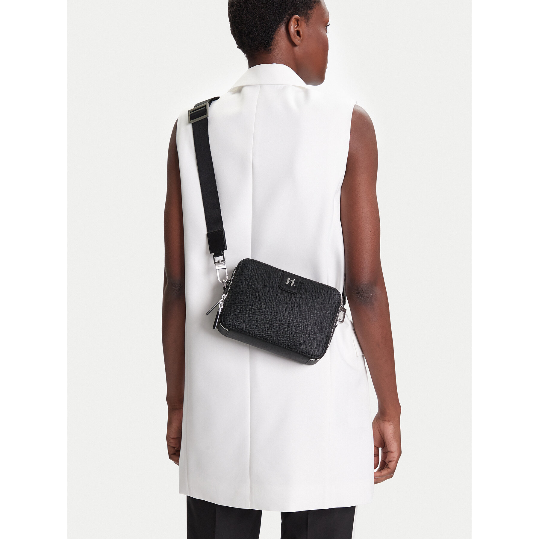Táska KARL LAGERFELD A3M30157 Fekete