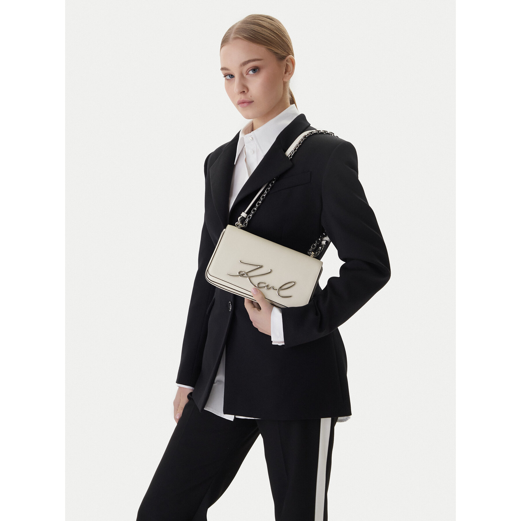 Torbica KARL LAGERFELD B1W30046 Bijela