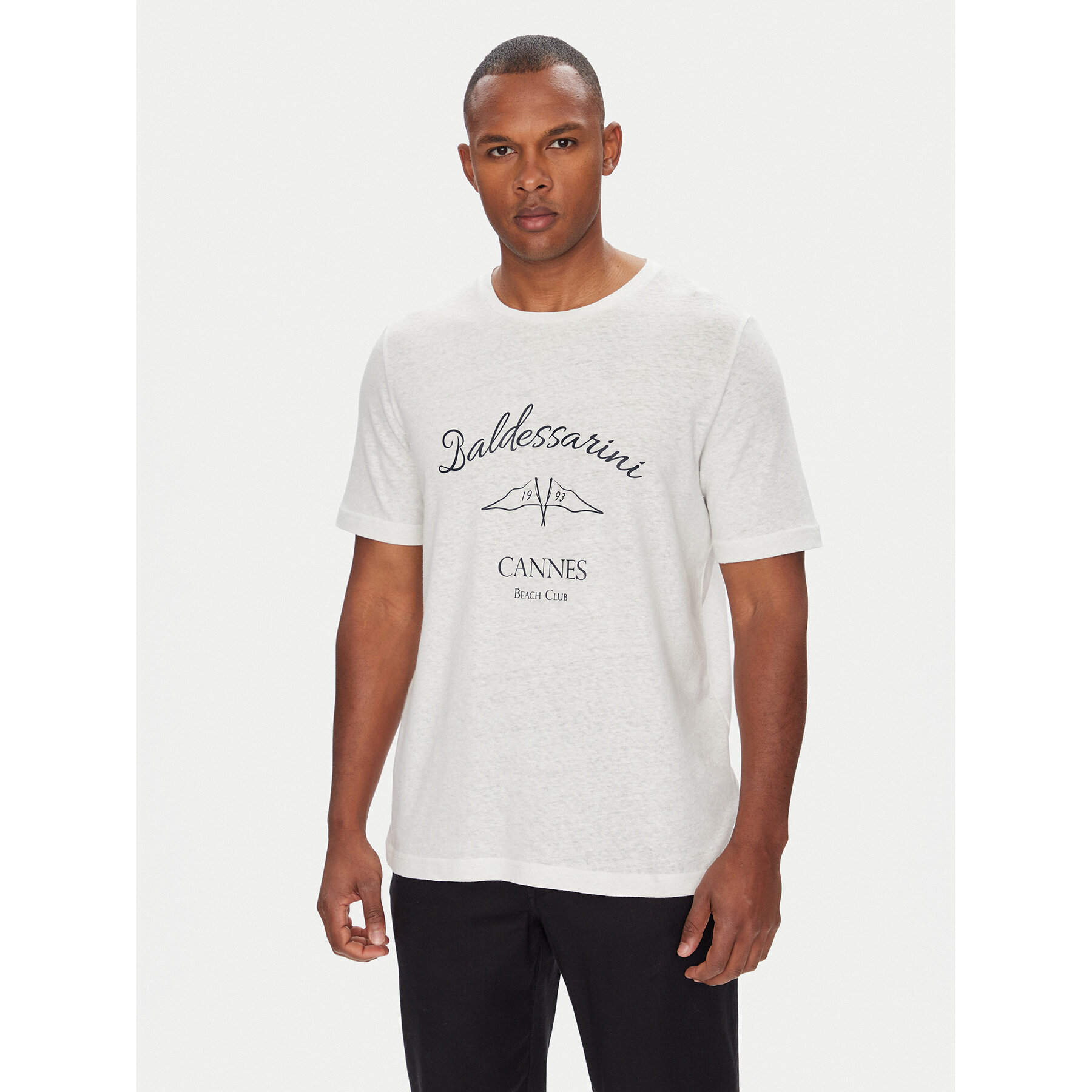 Baldessarini Baldessarini T-Shirt B4 20084.5283 Λευκό Regular Fit