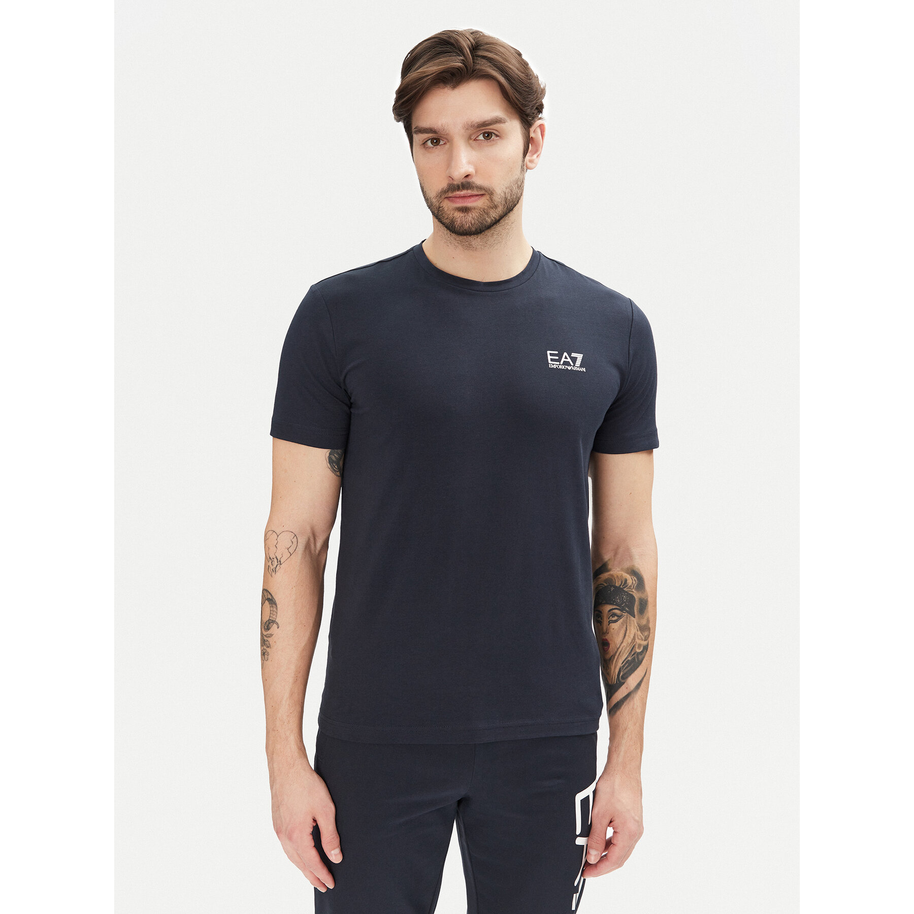 EA7 Emporio Armani Póló 8NPT26 PJVQZ 1562 Sötétkék Regular Fit
