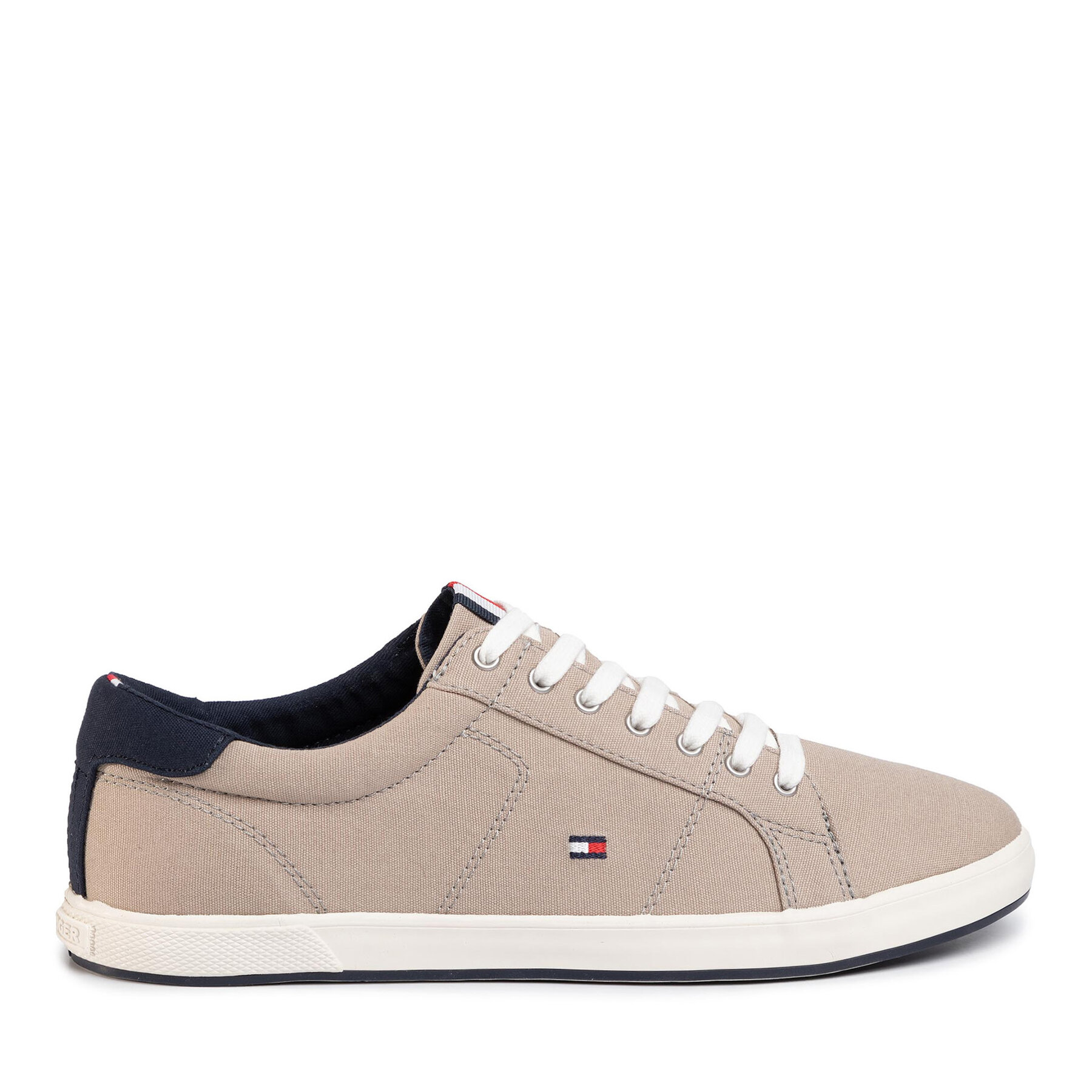 Teniși Tommy Hilfiger Iconic Long Lace Sneaker FM0FM01536AEP Bej
