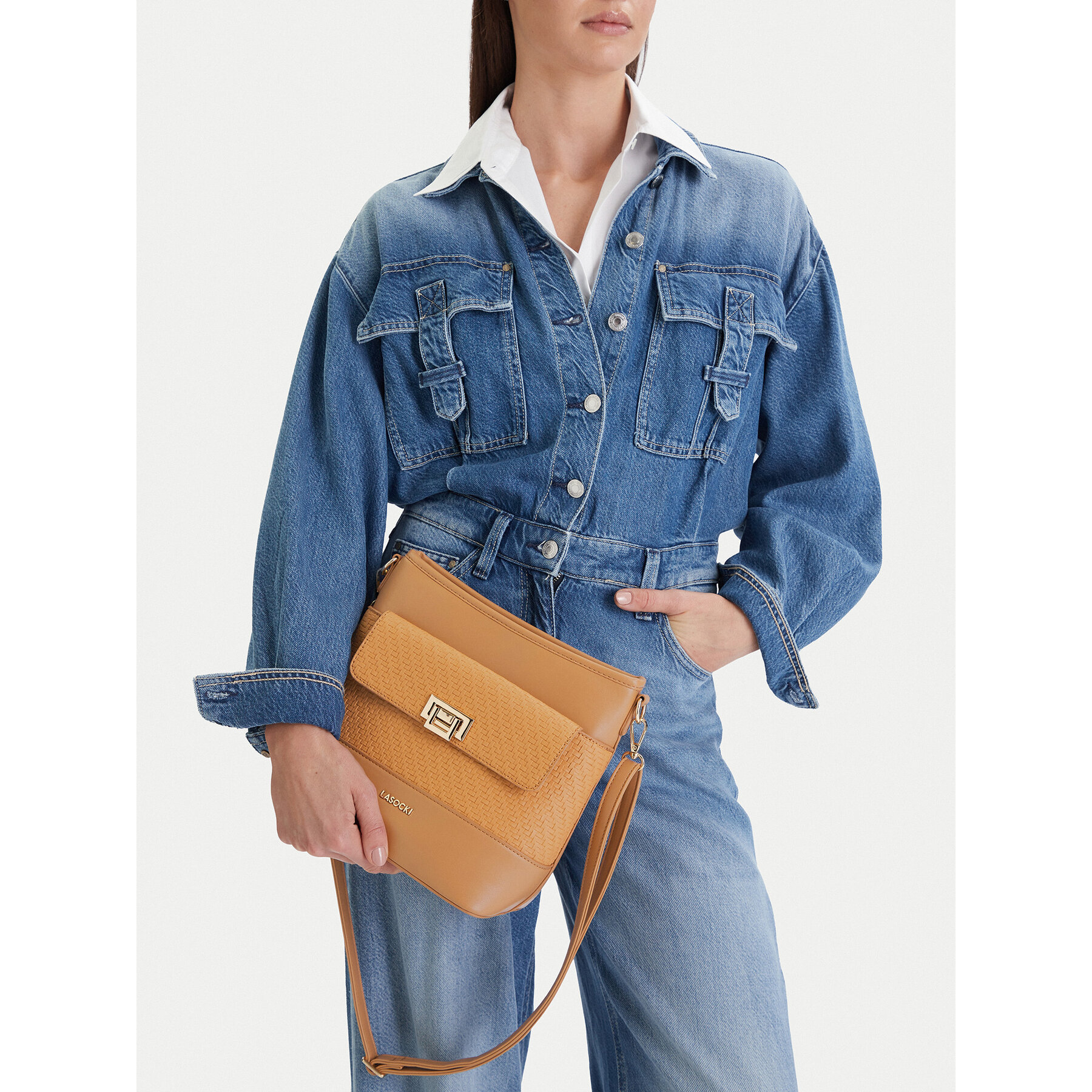 Τσάντα Lasocki CEO-LSK-M-003-07 Καφέ