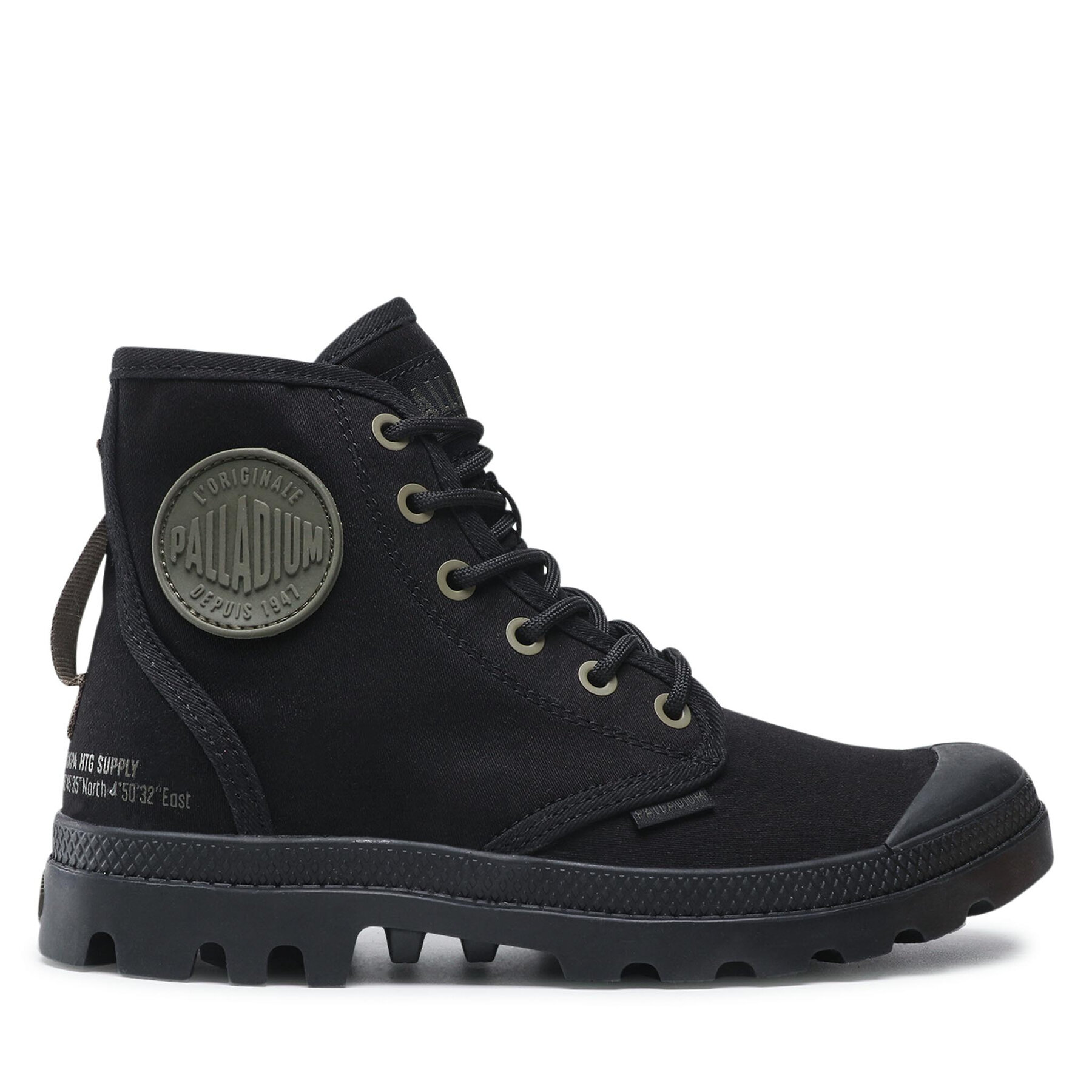  Bakancs Palladium Pampa Hi Htg Supply 77356-001-M Fekete akciós termékkép 1