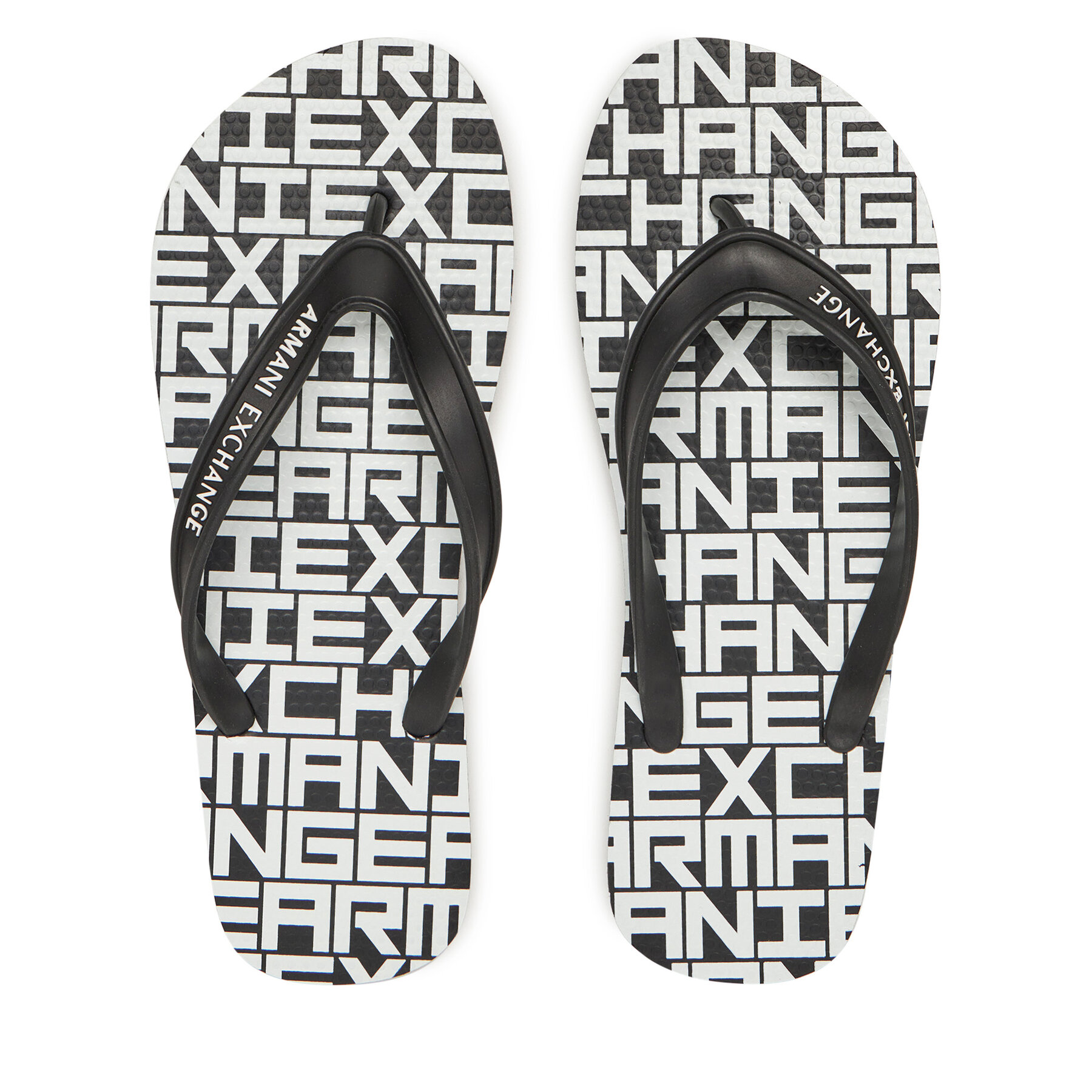 Męskie Japonki Armani Exchange, Rozmiar 43 Czarny XUQ002 XV676 N814