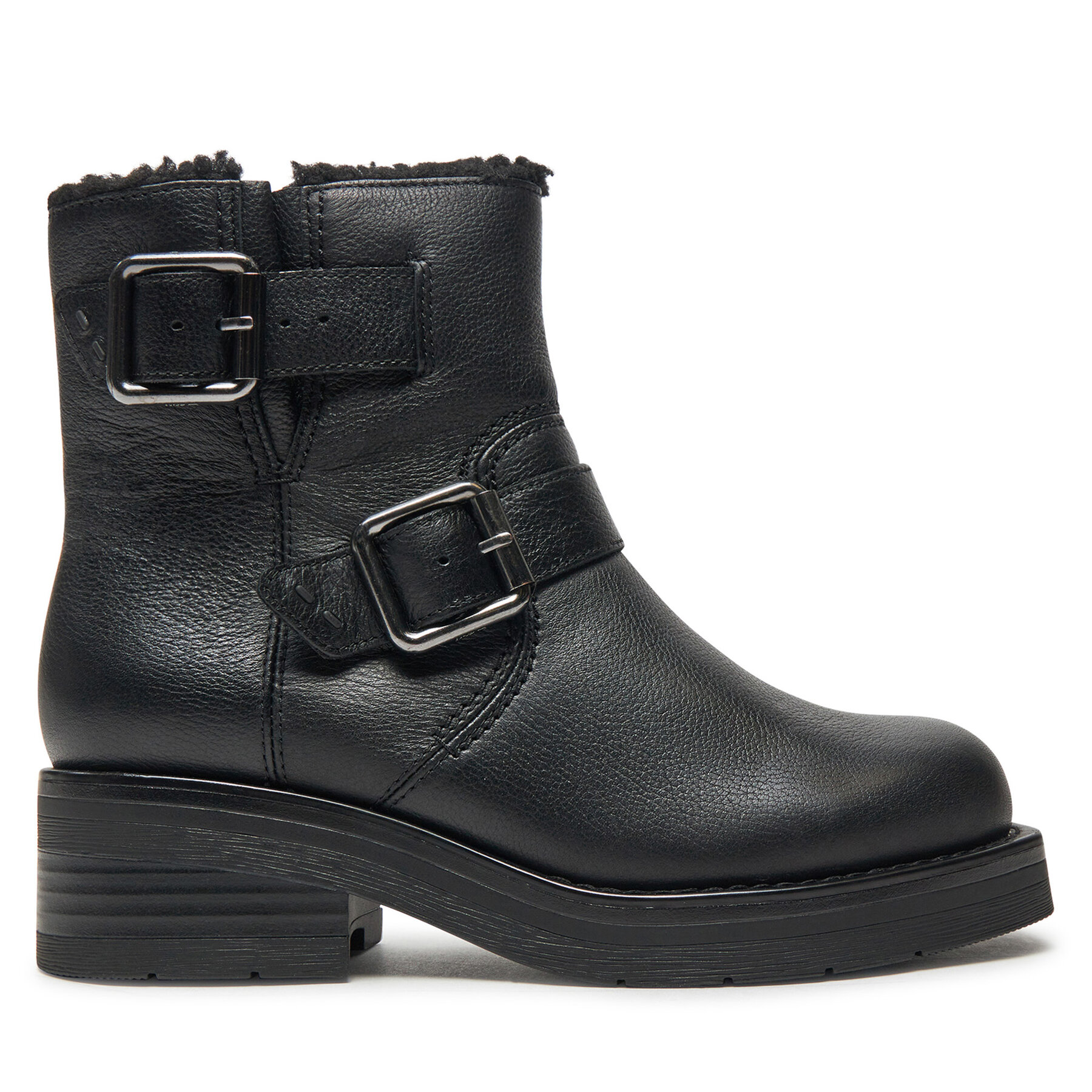  Bokacsizma Clarks Rebelle Buckle 26178891 Fekete akciós termékkép 1