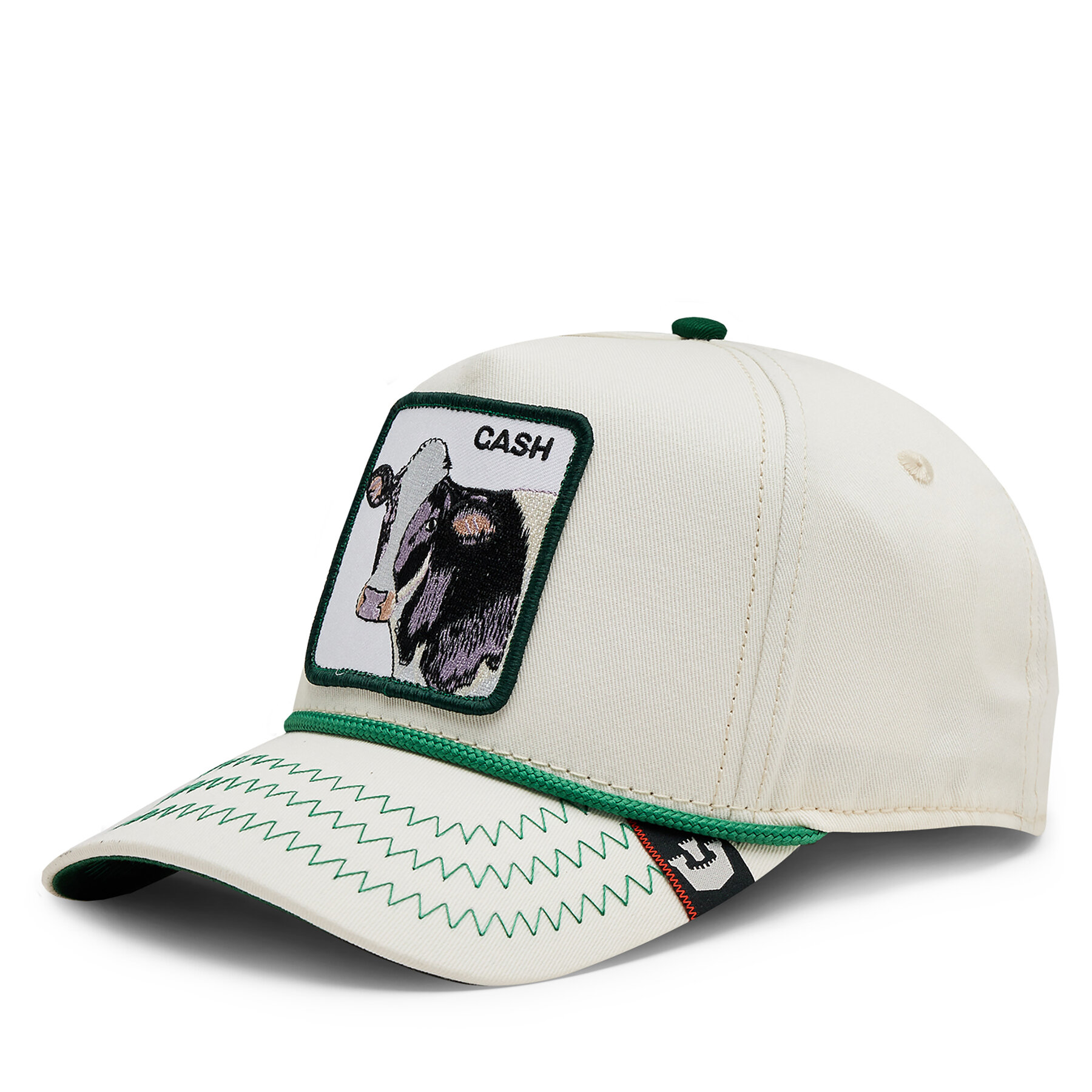 Cap Goorin Bros Cash Cow 101-1326 Weiß, Größe 00