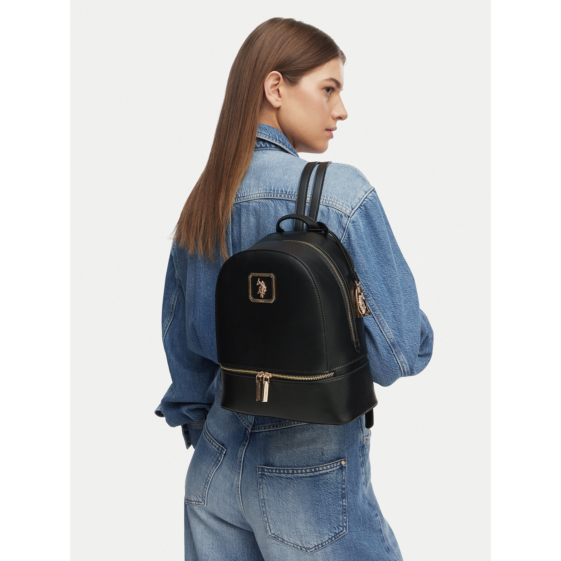 Hátizsák U.S. Polo Assn. BEUXT8790WVP Fekete