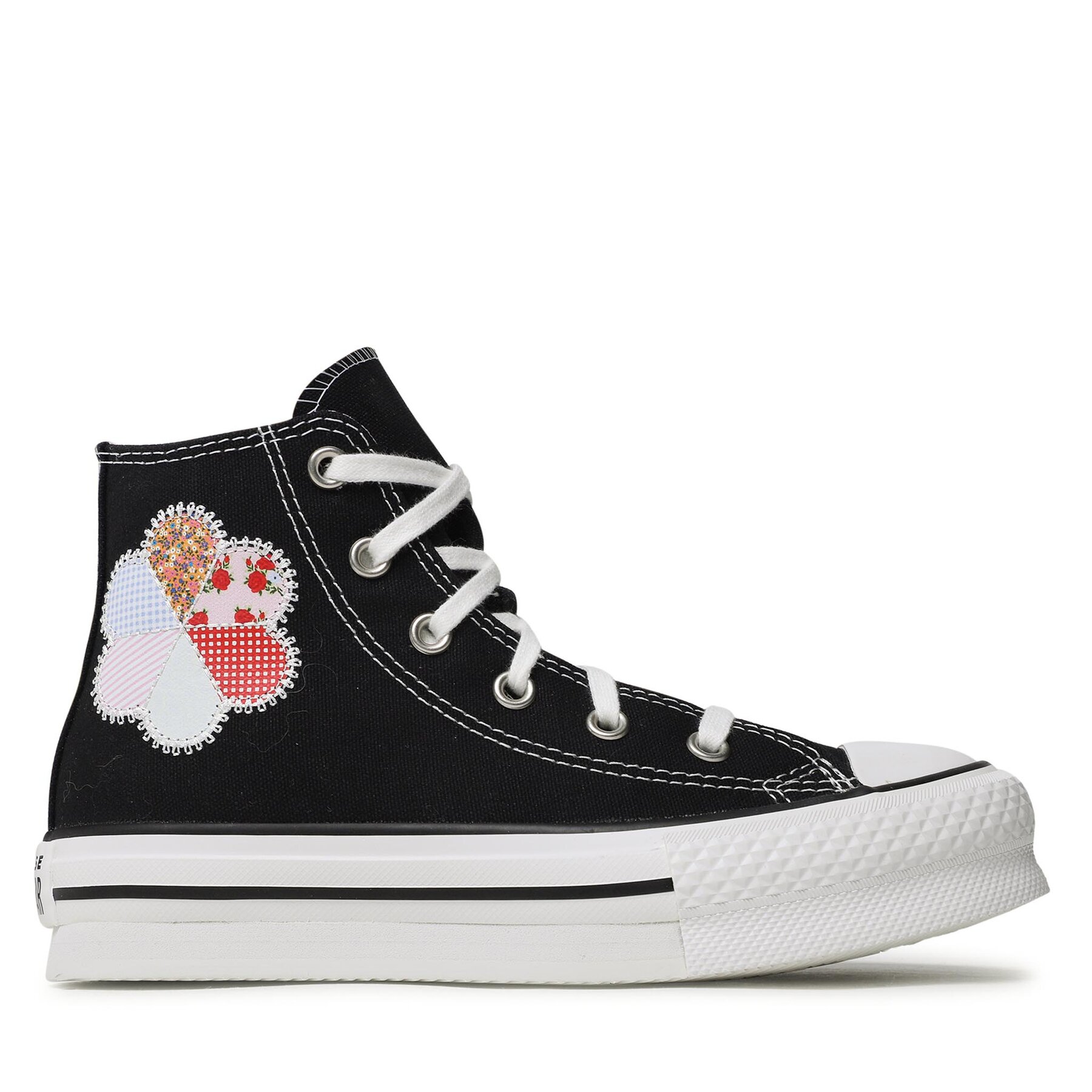 Tornacipő Converse Chuck Taylor All Star Eva Lift Hi A05166C Fekete