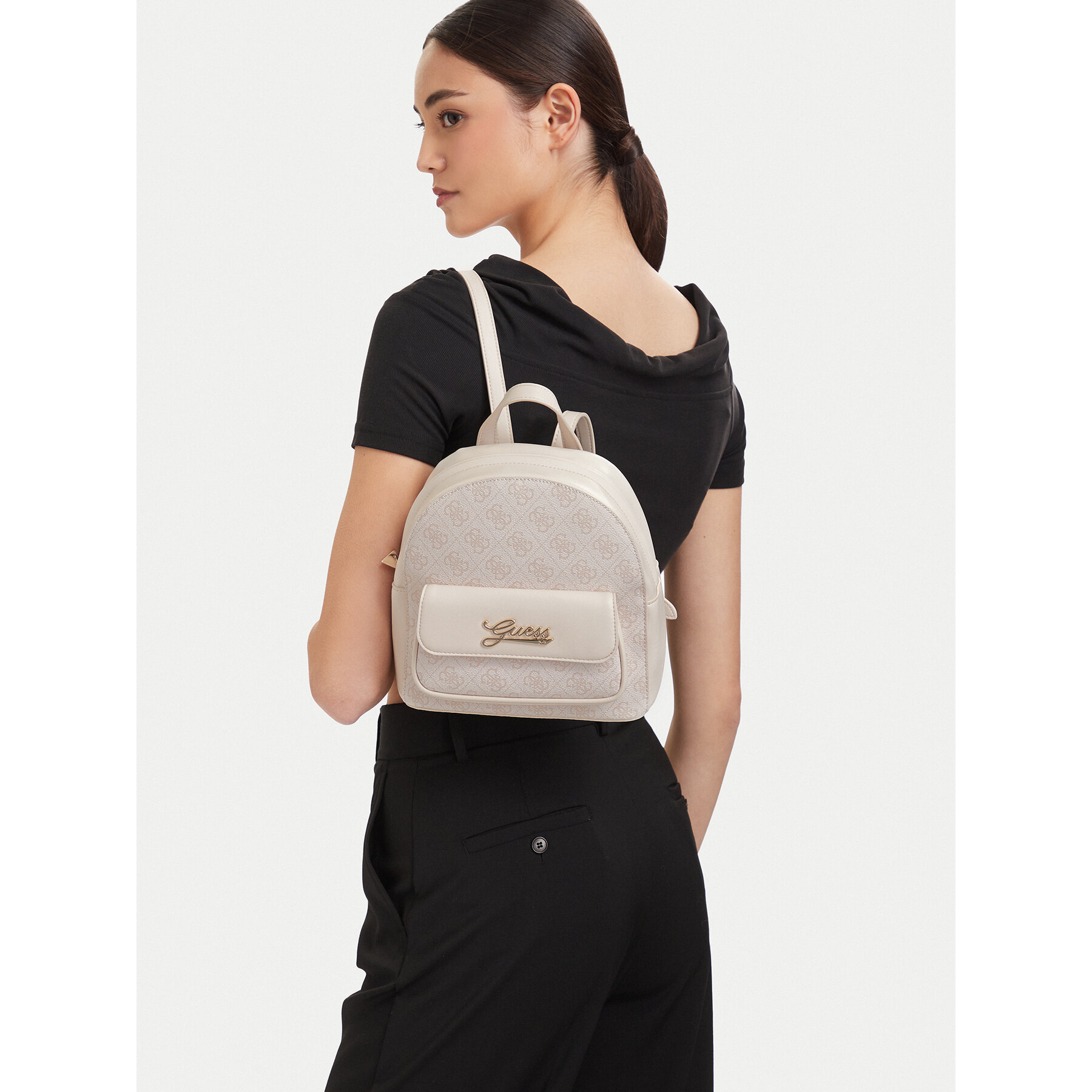 Ruksak Guess J6YZ03 W2508 Krémová
