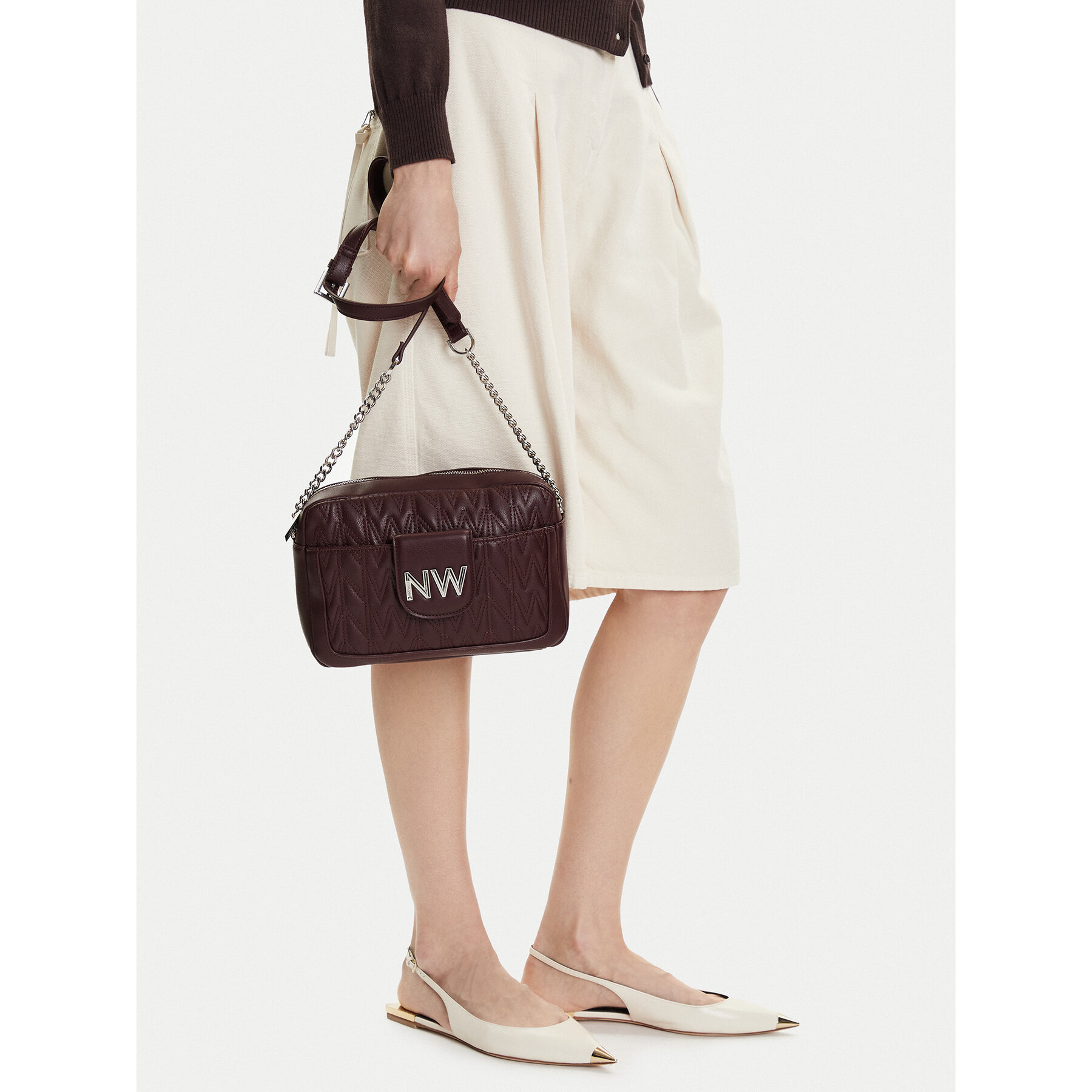 Τσάντα Nine West CEO-Astoria-Allure-01-LX10166 Μπορντό